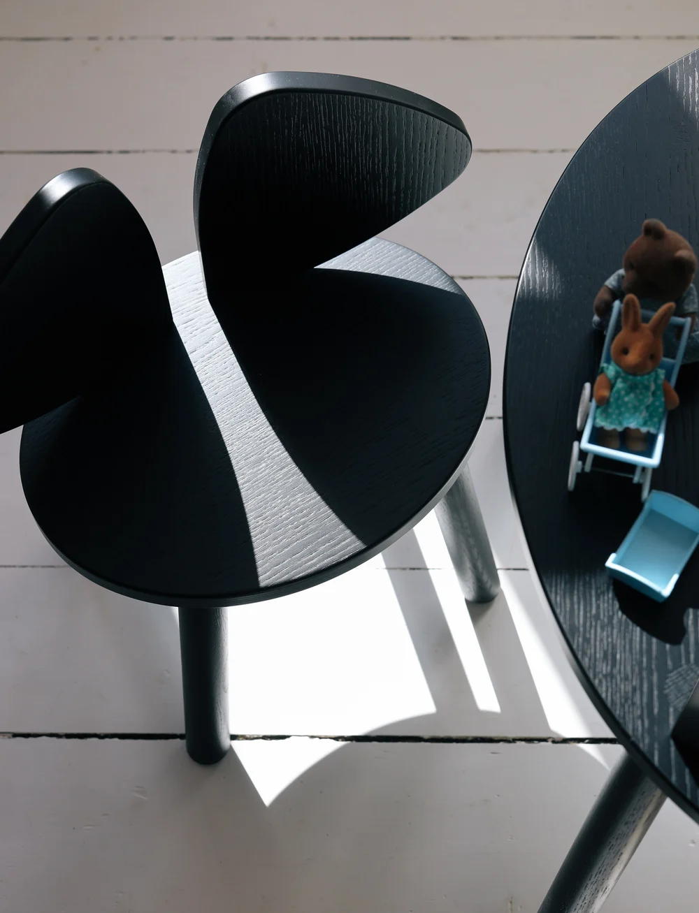 Nofred - Mouse childrens chair - stühle & hocker - black - 2