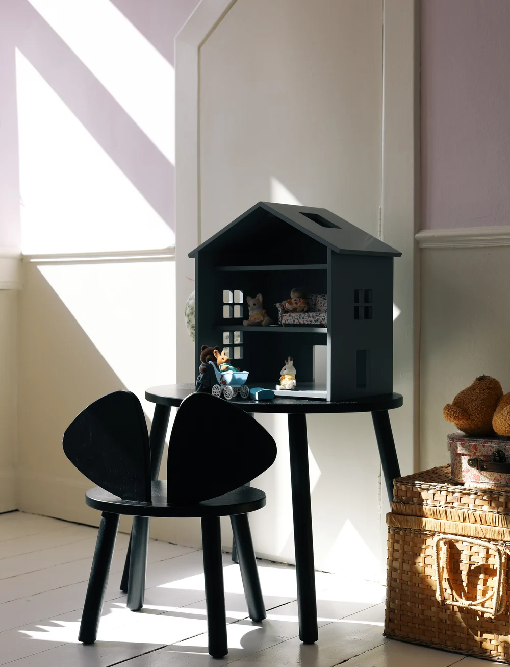 Nofred - Mouse childrens chair - stühle & hocker - black - 4