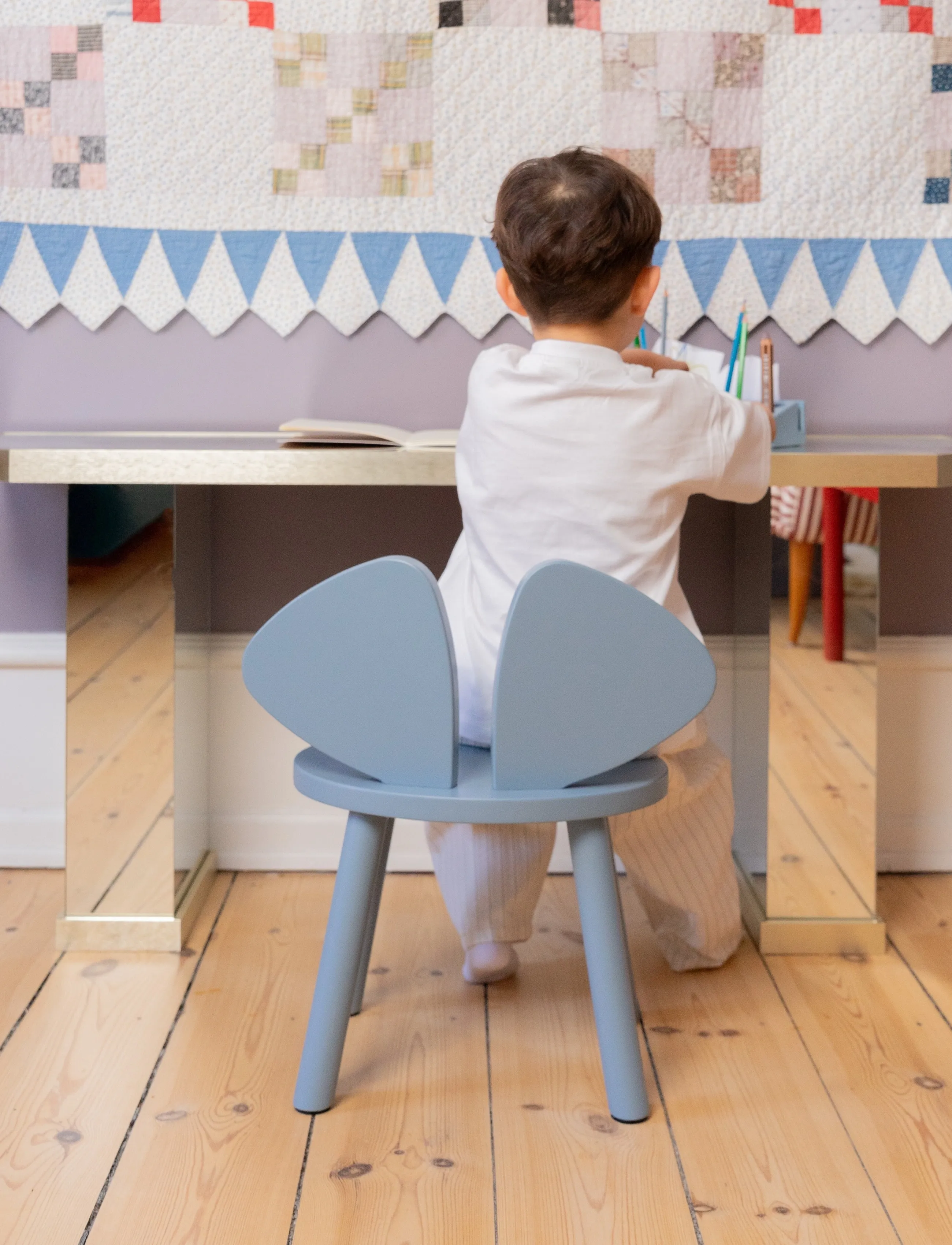 Nofred Mouse Børnestol, One Size, Kids Decor, Blau - Furniture, Kinder