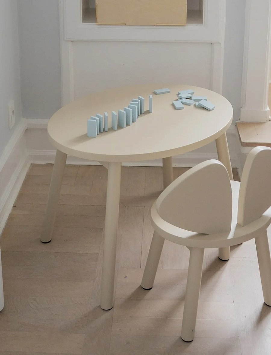 Nofred - Mouse childrens chair - stühle & hocker - beige - 4