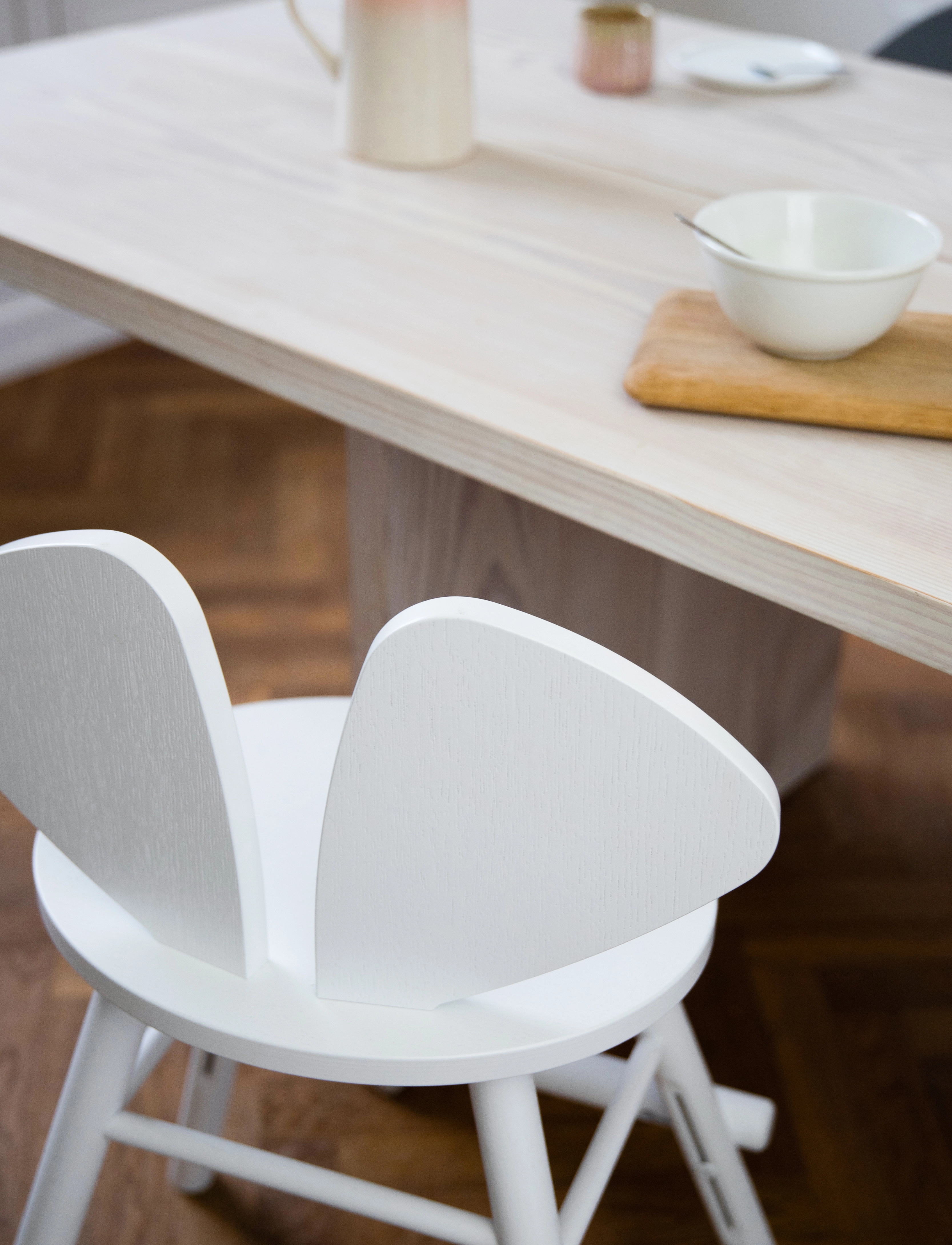 Nofred - Mouse Childrens Chair - high chairs - white - 3