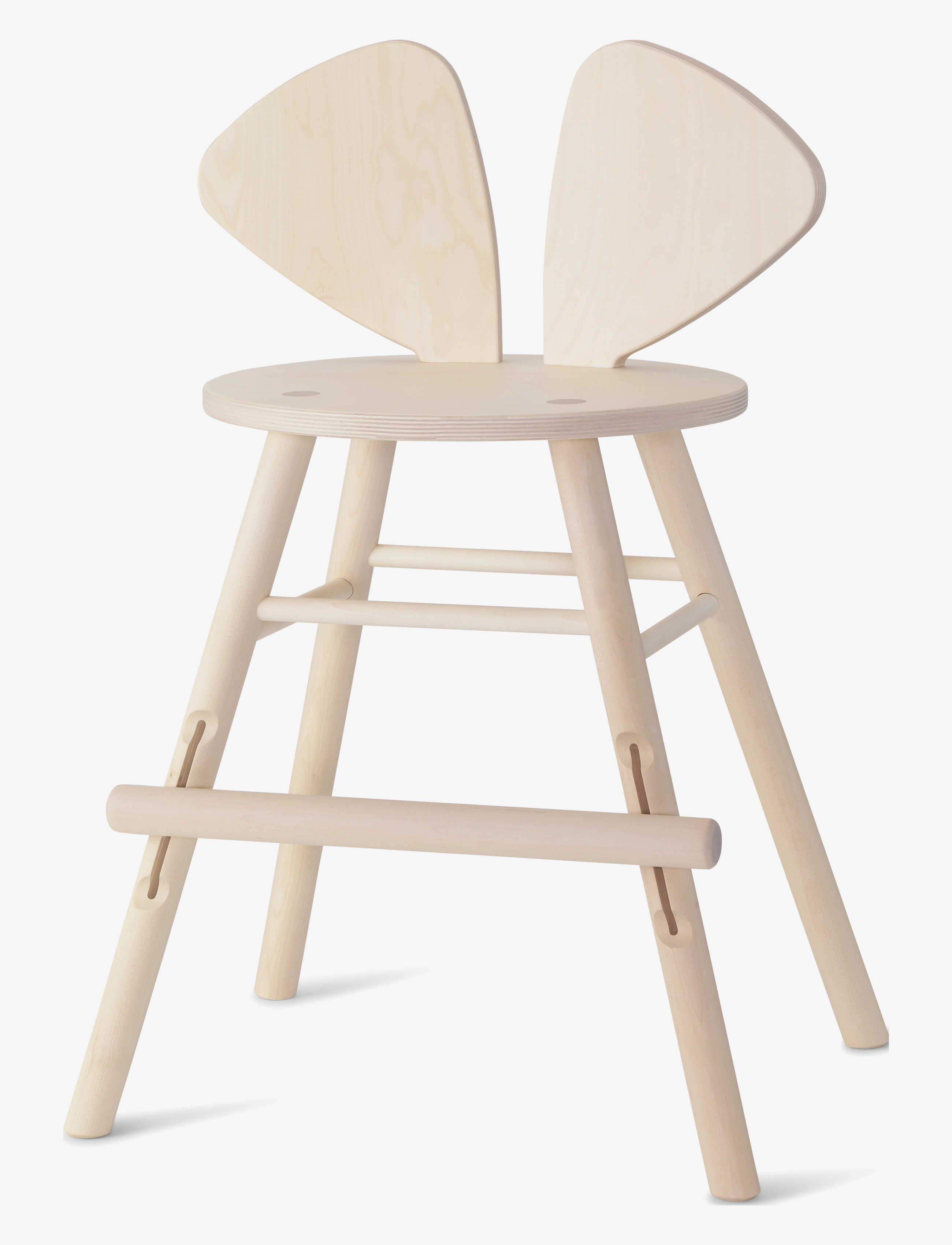 Nofred Mouse Børnestol, Mus Højstol, Beige, Str: 64X 48X 56CM
