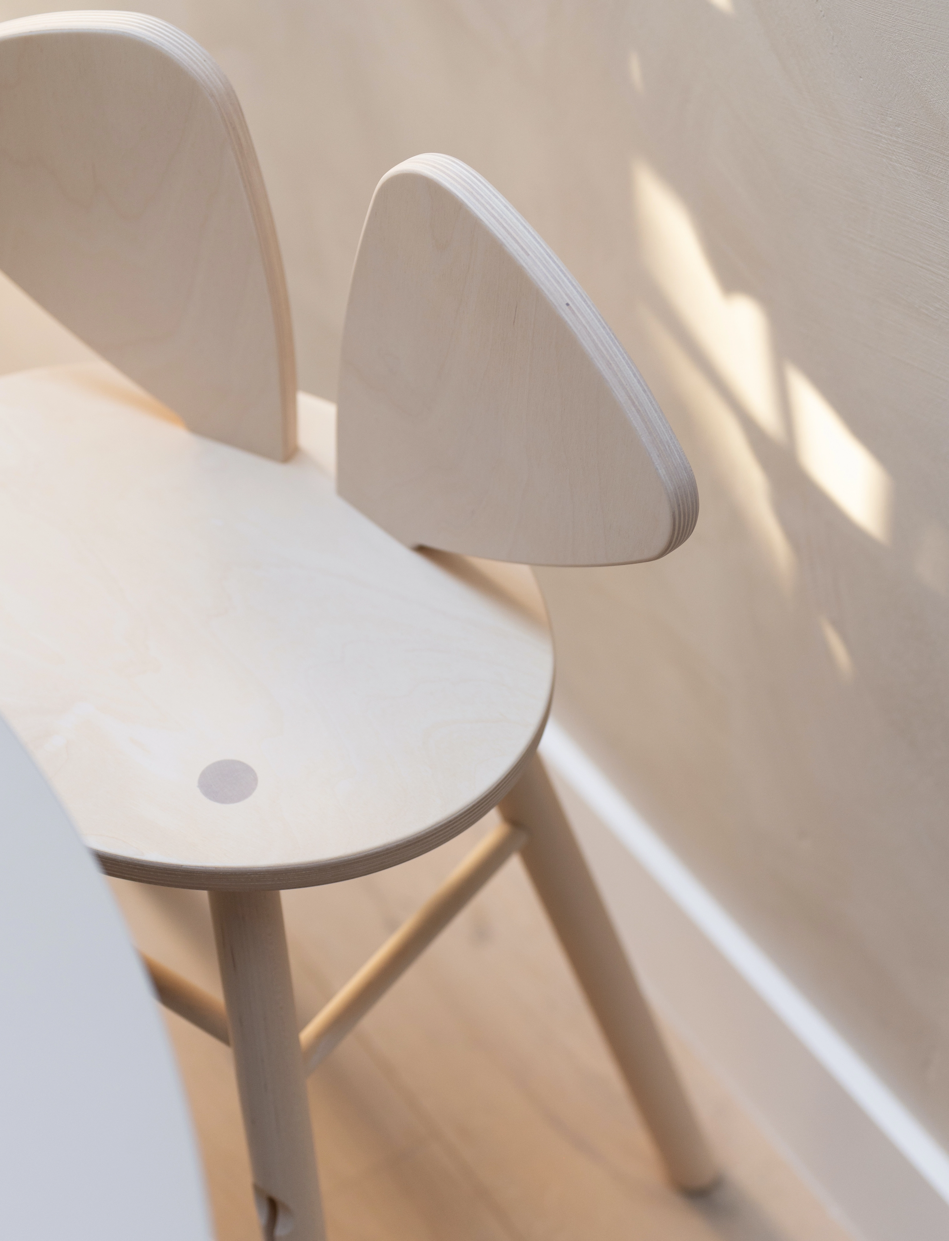 Nofred - Mouse Childrens Chair - augstie barošanas krēsliņi - birch - 3