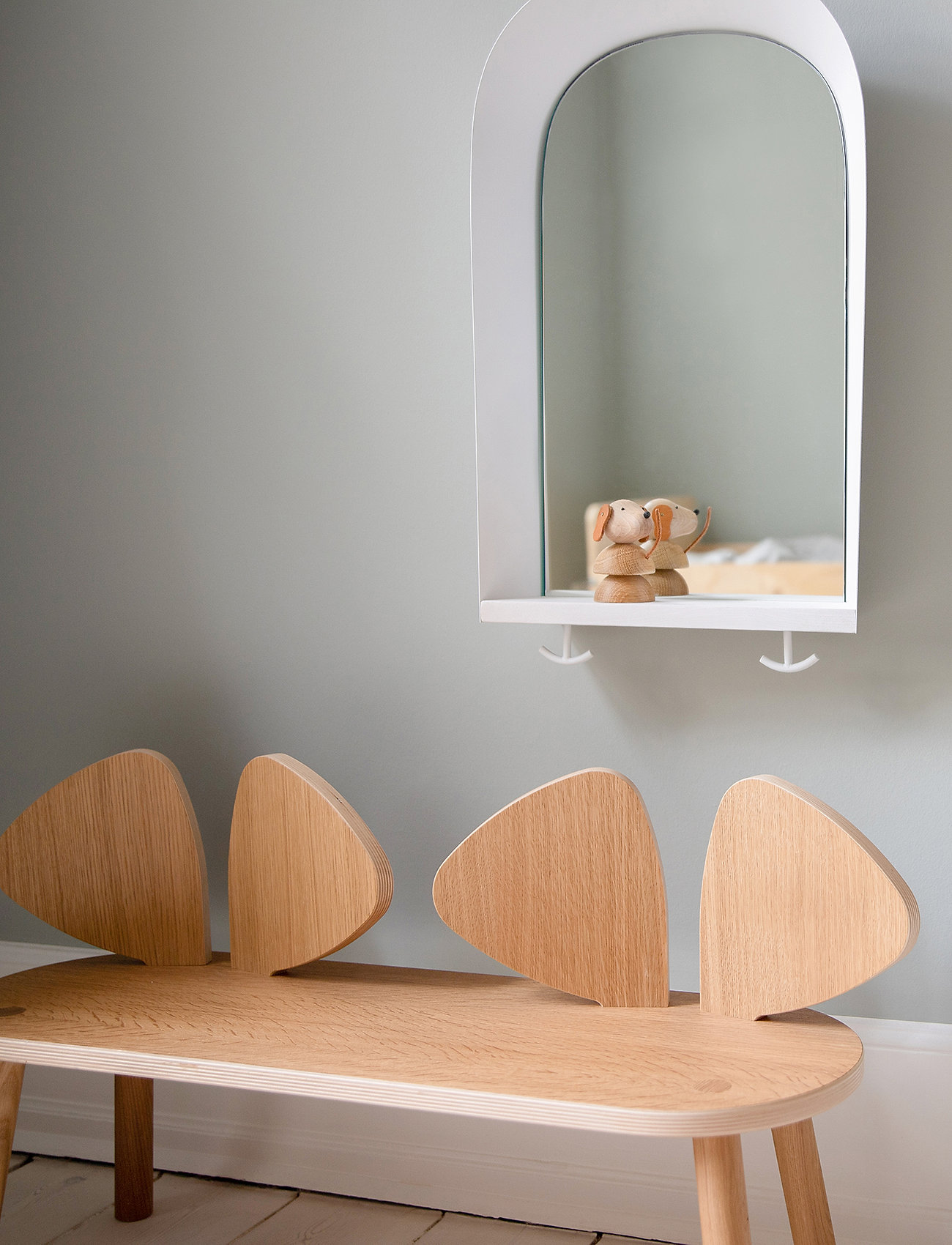 Nofred - Mouse childrens bench - stühle & hocker - oak - 2