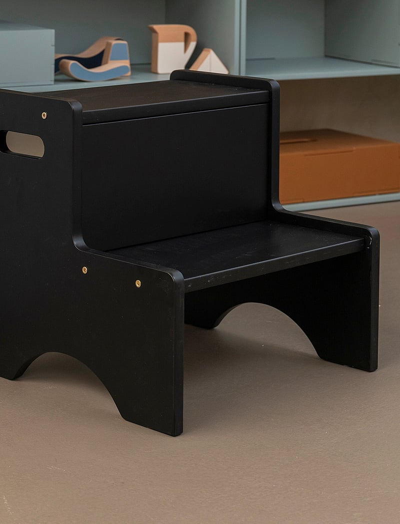 Nofred - Childrens stepstool - astmepink - black - 3