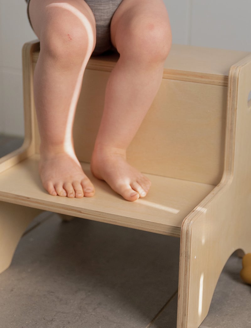 Nofred - Childrens stepstool - astmepink - birch - 2
