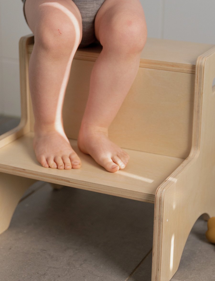 Nofred - Childrens stepstool - tritthocker - birch - 2
