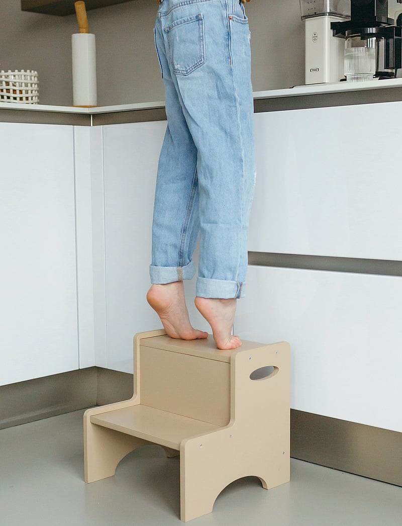 Nofred - Childrens stepstool - astmepink - beige - 0