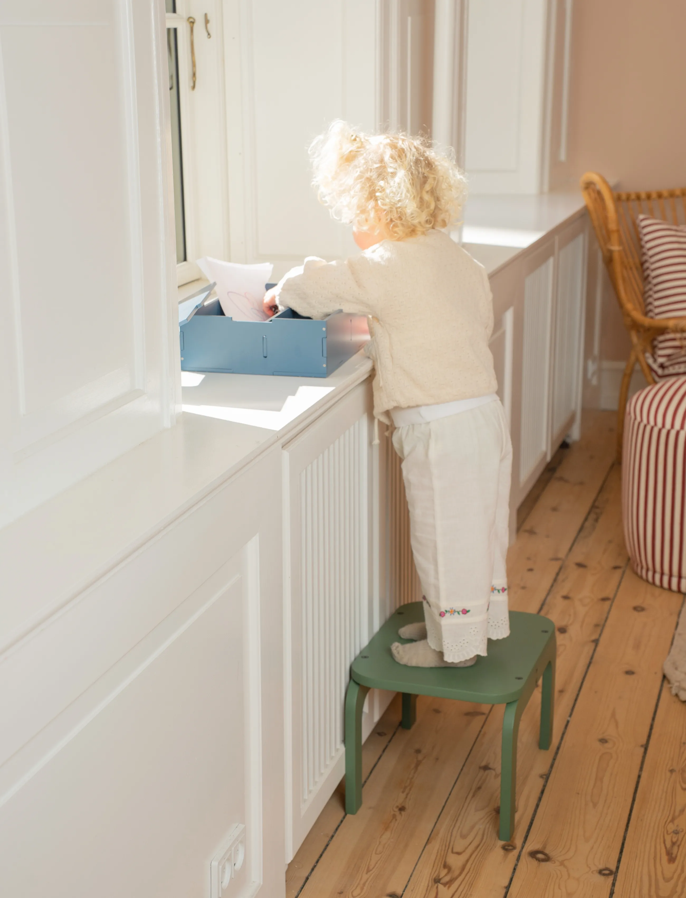 Nofred Kiddo Step Seat, One Size, Bath Time, Grün - Stools, Kinder