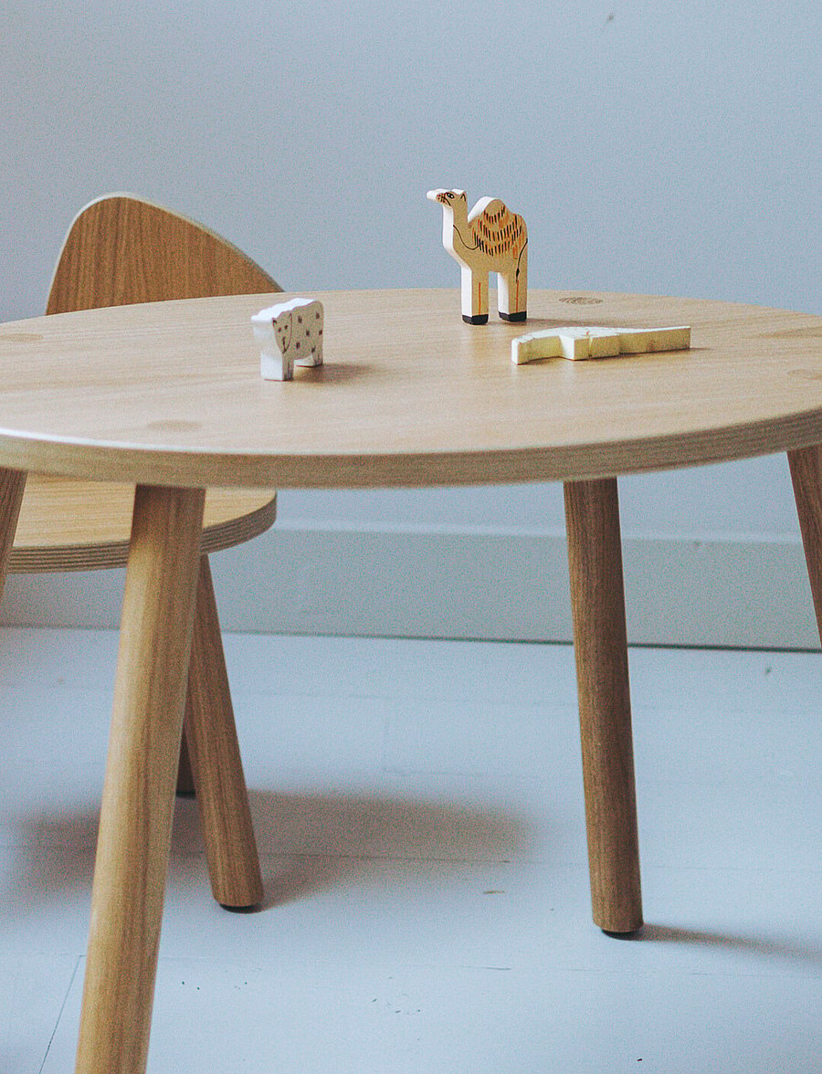 Nofred - Mouse childrens table - tische - oak - 0