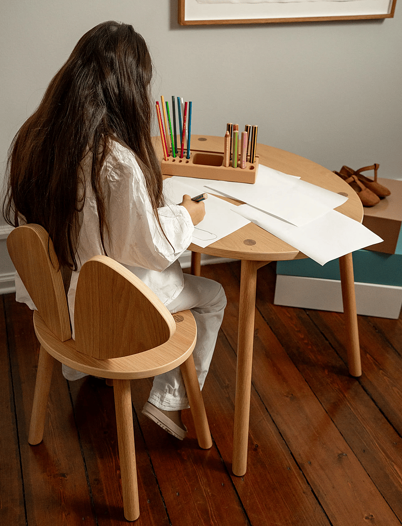 Nofred - Mouse childrens table - borð - oak - 4