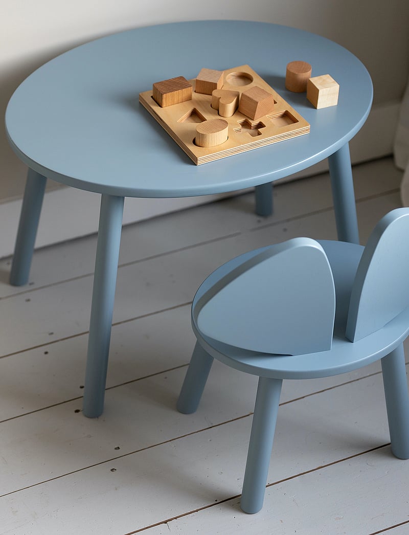 Nofred - Mouse childrens table and chair - kinderzimmerpakete - light blue - 0