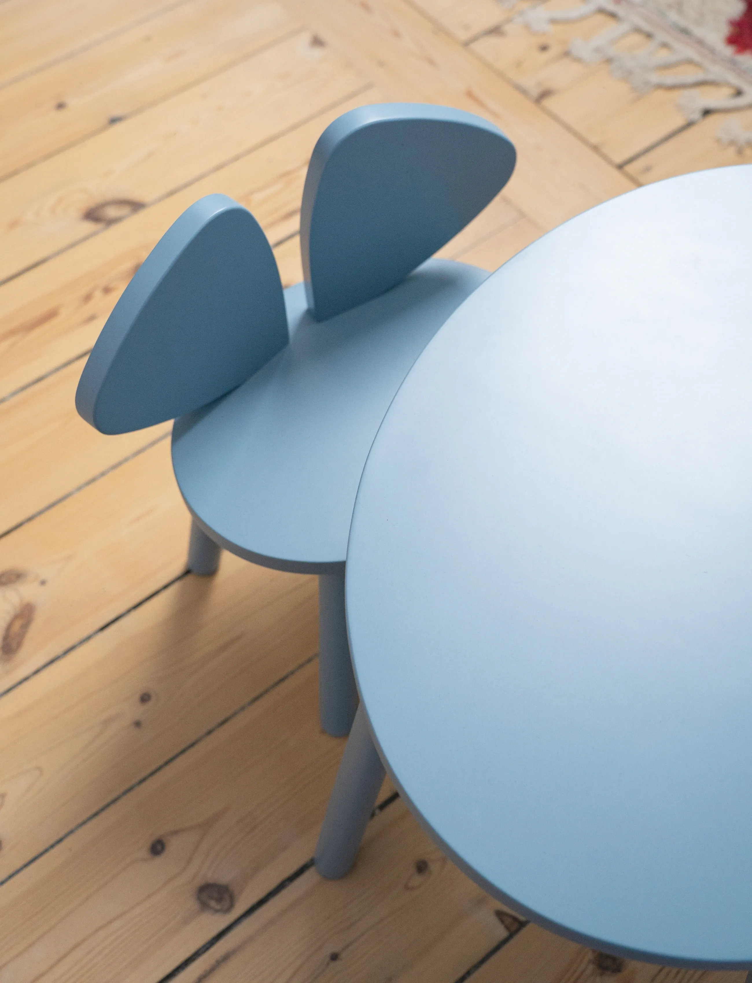 Nofred - Mouse børne bord og stol - pakkeløsninger - light blue - 3
