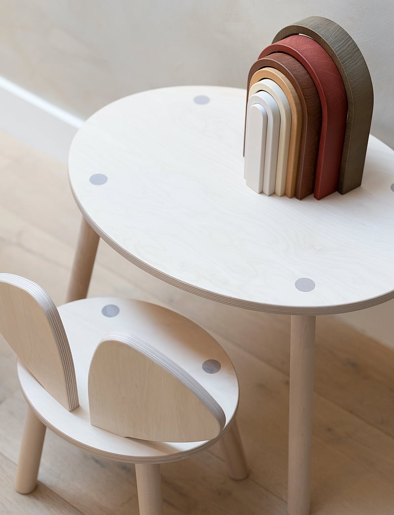 Nofred - Mouse childrens table and chair - birch - 2
