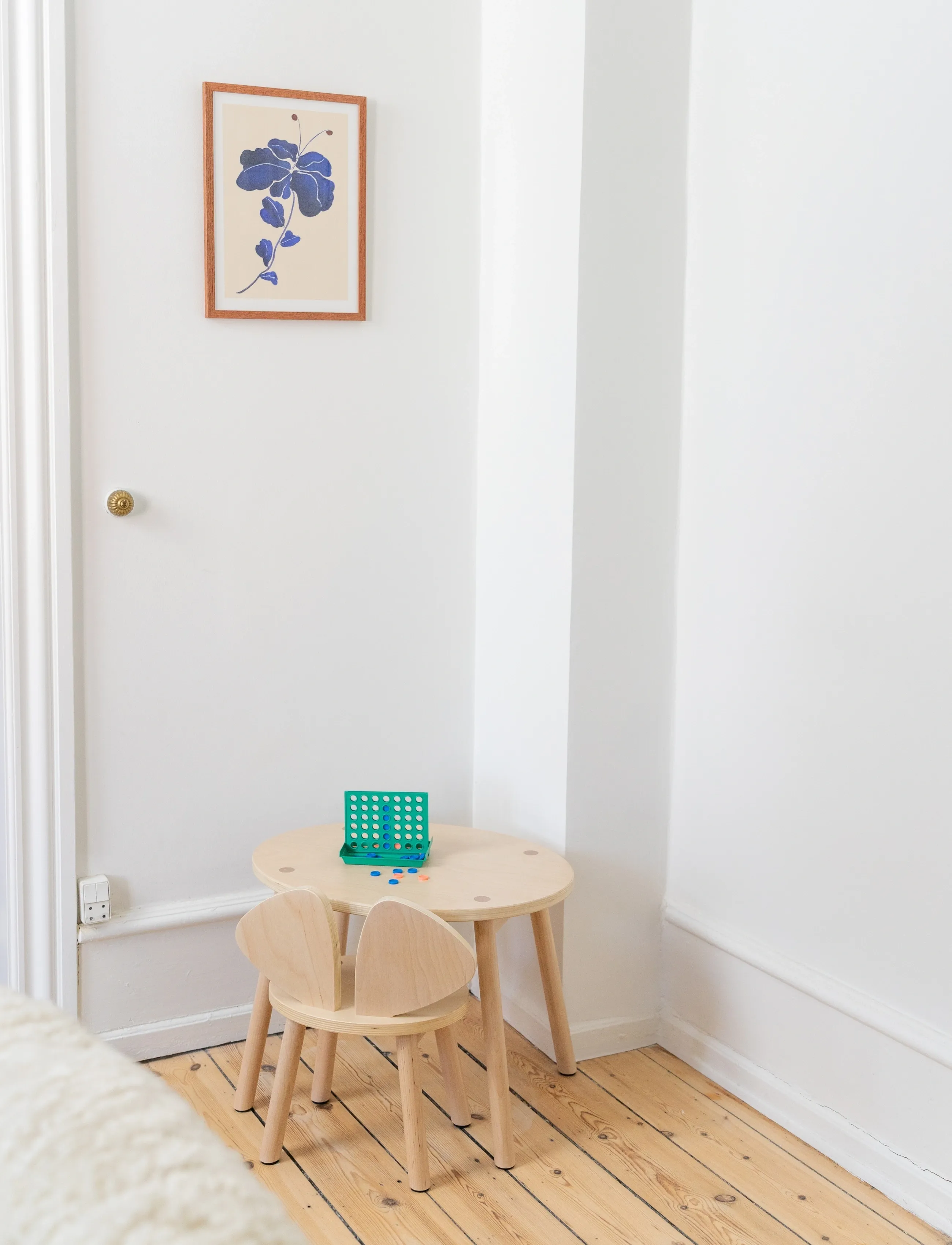 Nofred - Mouse childrens table and chair - kids bedroom sets - birch - 4