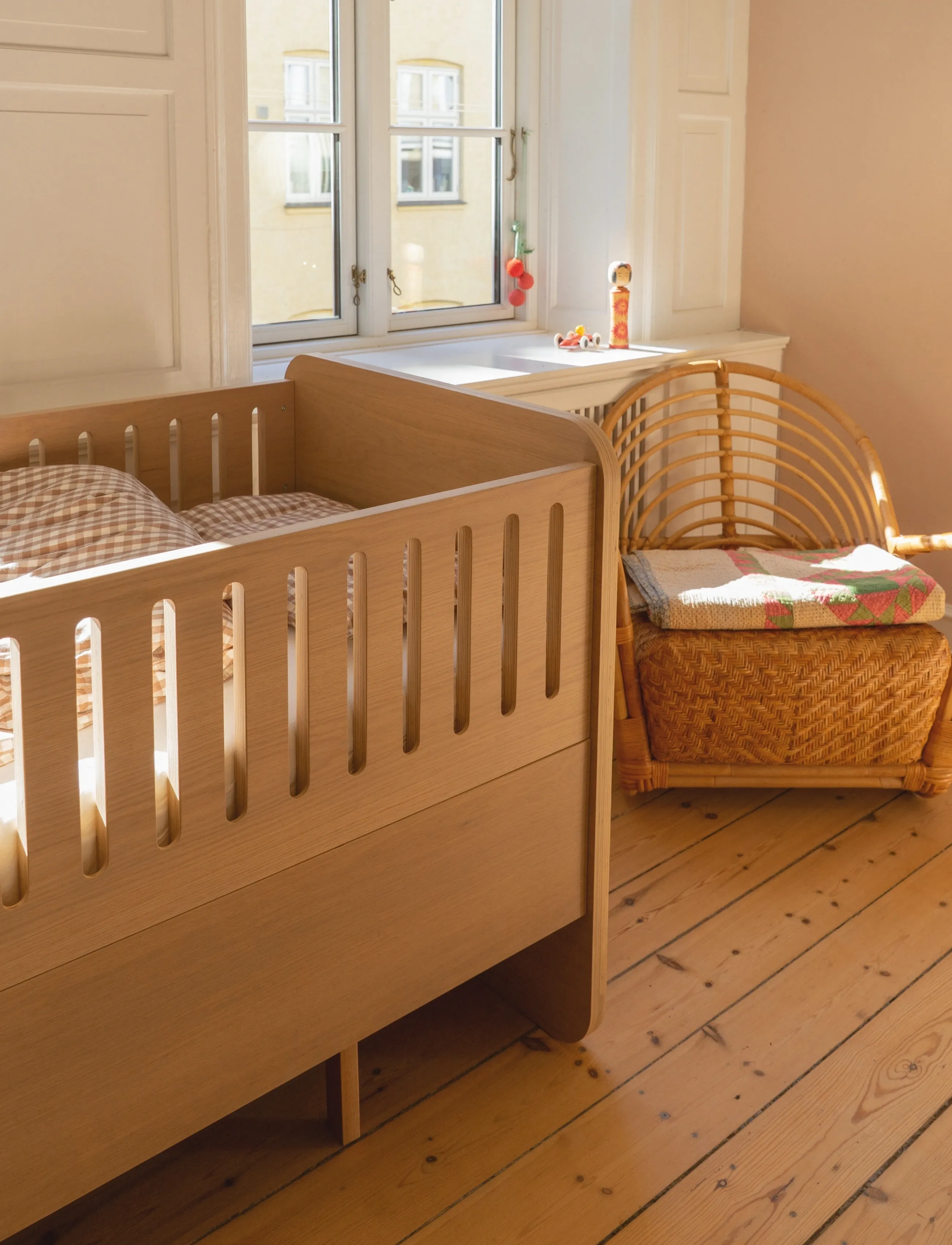 Nofred Baby & Junior Seng, Børn, Baby Og Junior Seng, Beige, Str: 77.5X 126/166X 87CM