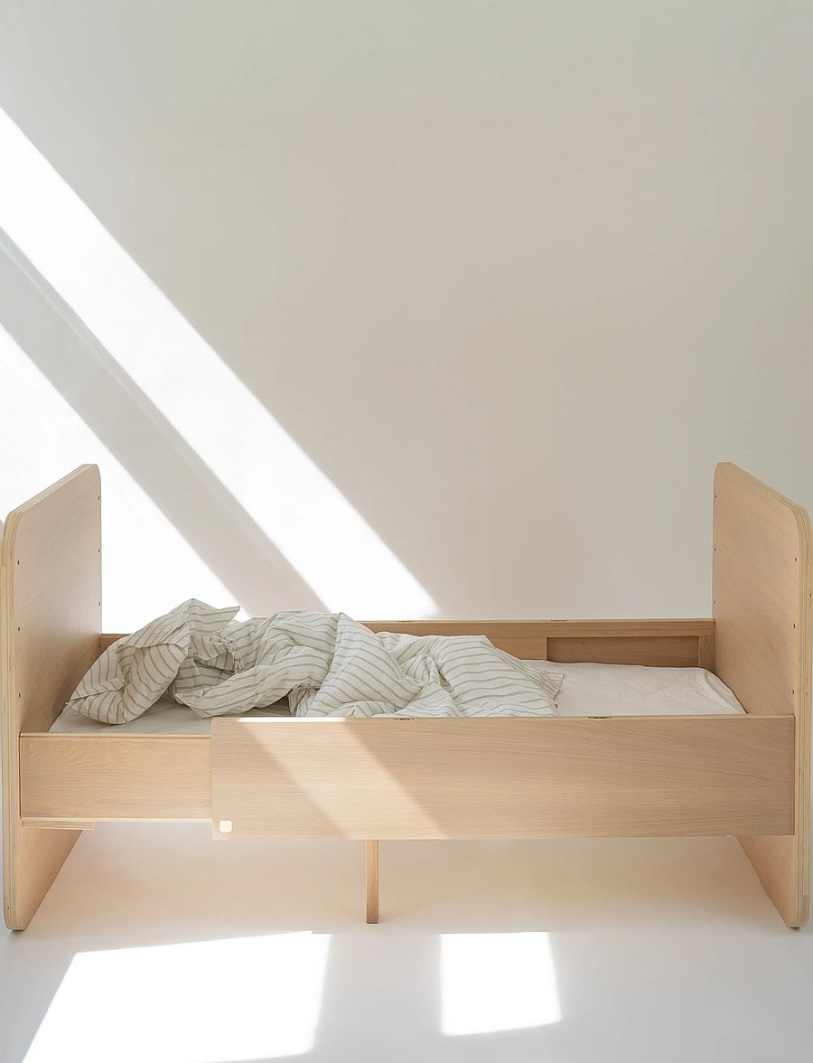 Nofred - Baby & Juniorsäng - spjälsängar - oak - 5