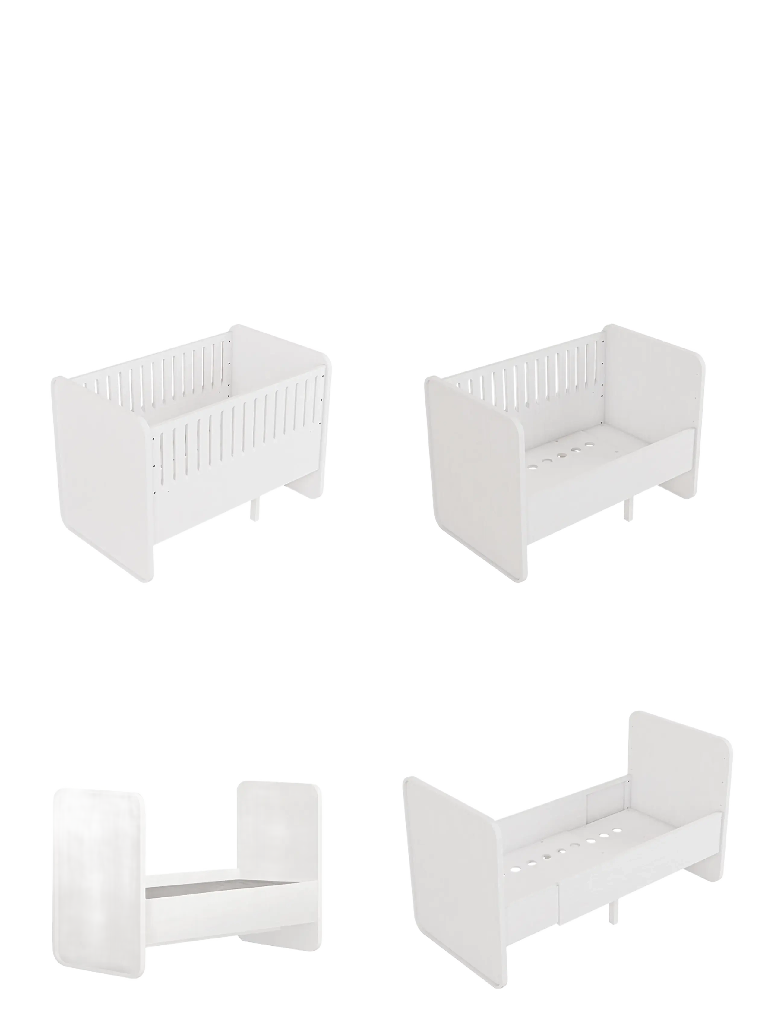 Nofred - Baby & Juniorsäng - spjälsängar - white - 2