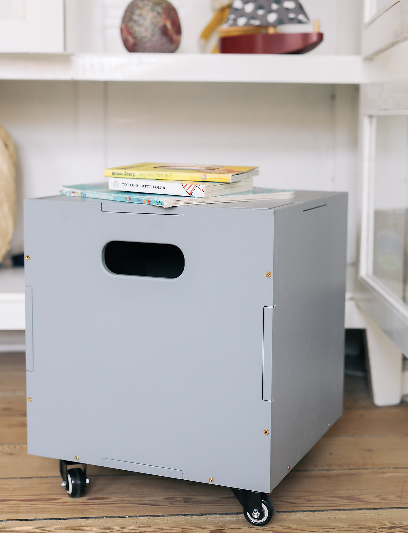 Nofred Opbevaringskasse, 36X36X40 cm, Storage, Grau - Storage Boxes, Kinder