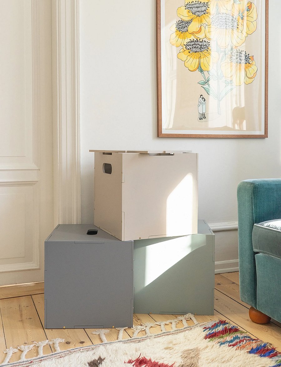 Nofred - Cube storage - hoiukastid - olive green - 3