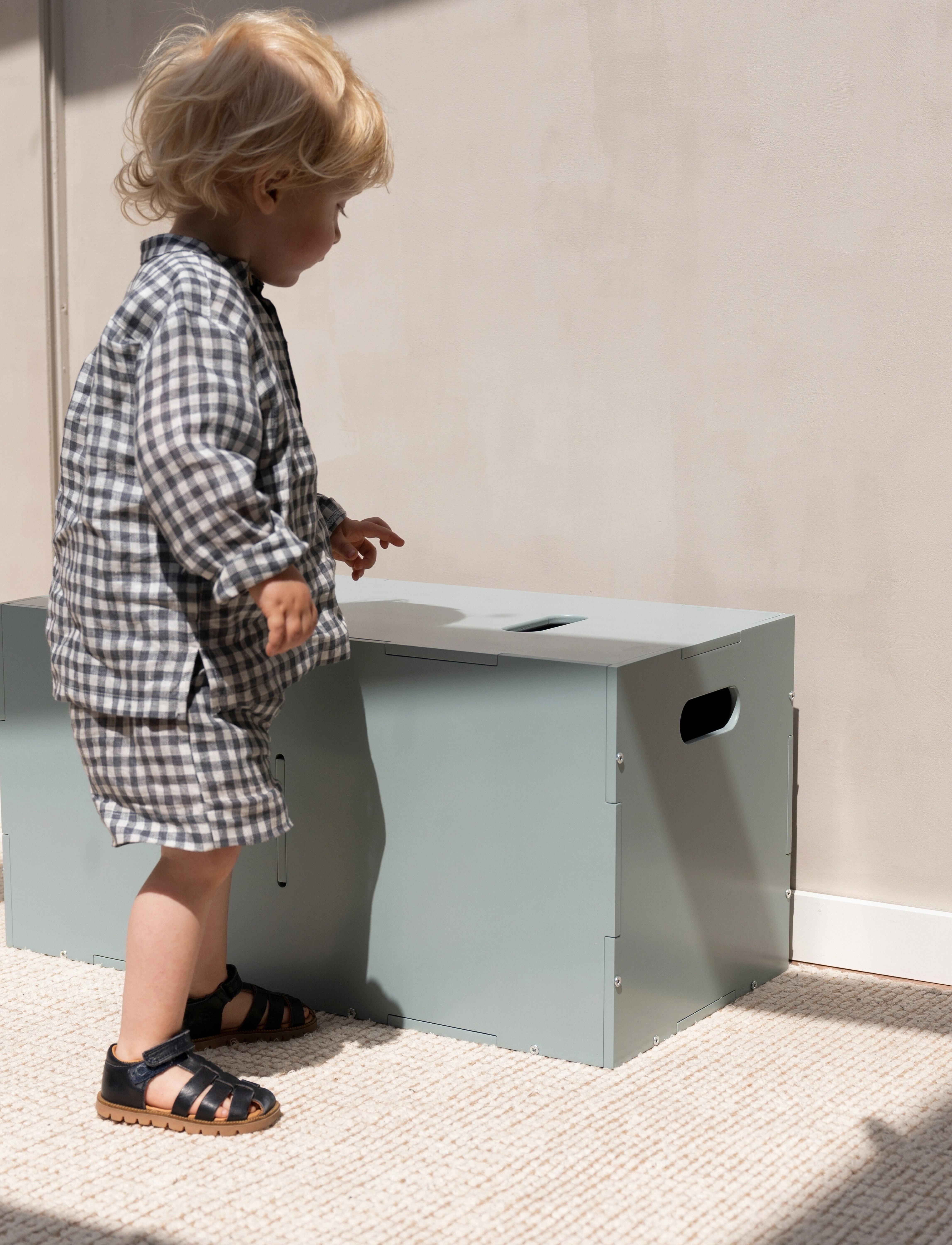 Nofred Opbevaringsbænk, One Size, Kids Decor, Grün - Furniture, Kinder