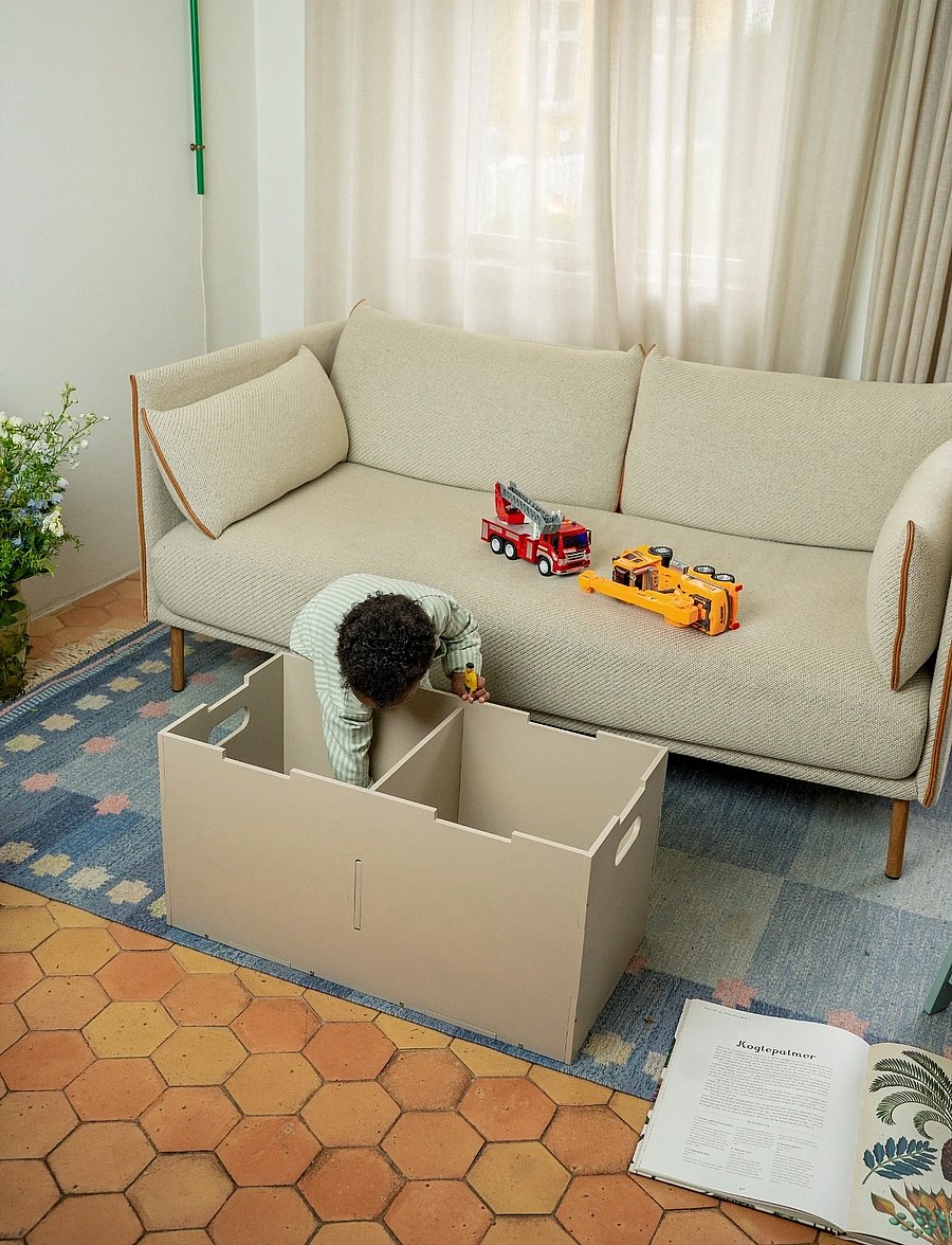 Nofred - Cube Long - möbel mit aufbewahrungsfunktion - beige - 4
