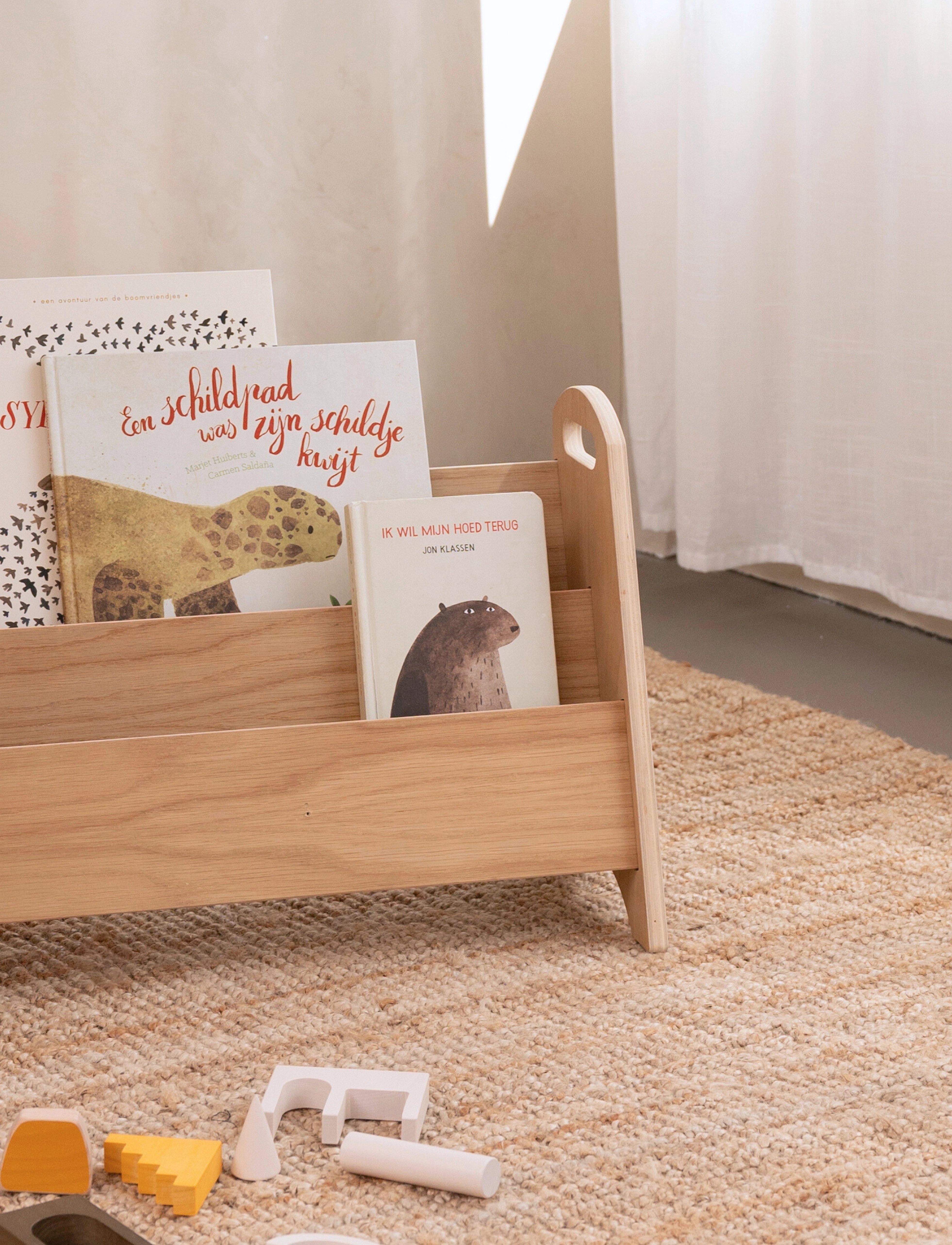 Nofred Bogholder, One Size, Furniture, Beige - Shelves, Kinder