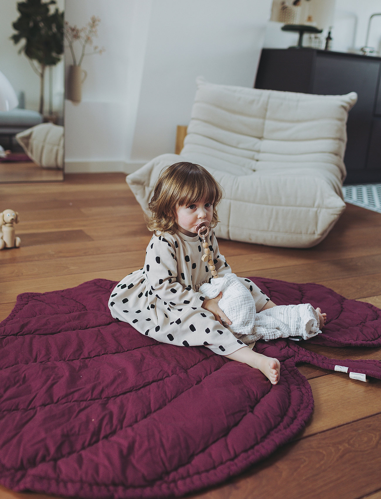 Nofred - Rug - maty edukacyjne & maty podłogowe dla dzieci - burgundy - 3