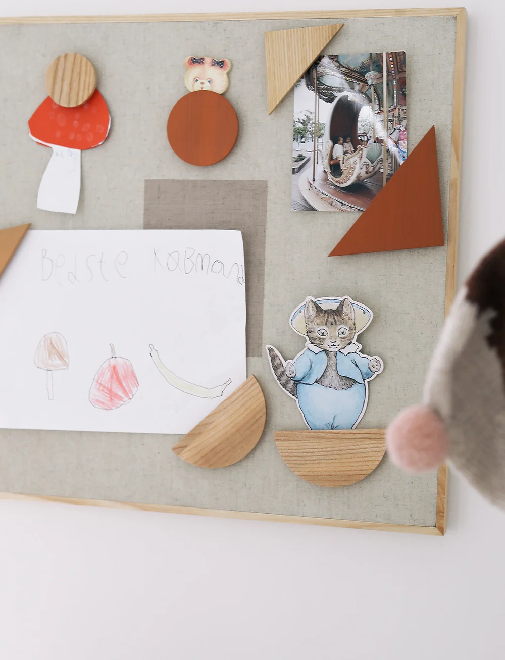 Nofred - Noticeboard - dekorative wohnaccessoires - sand - 0