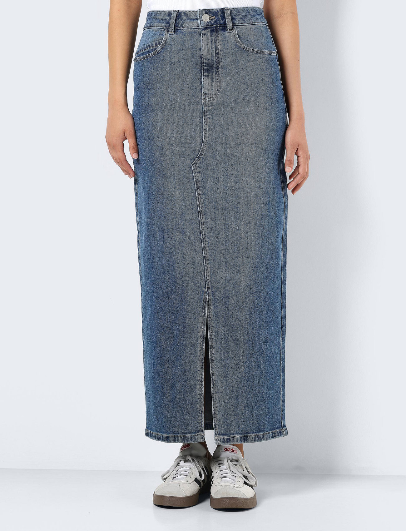 NOISY MAY Nmkath Nw Slit Long Skirt Vi477Mb Noos - Blue - XS