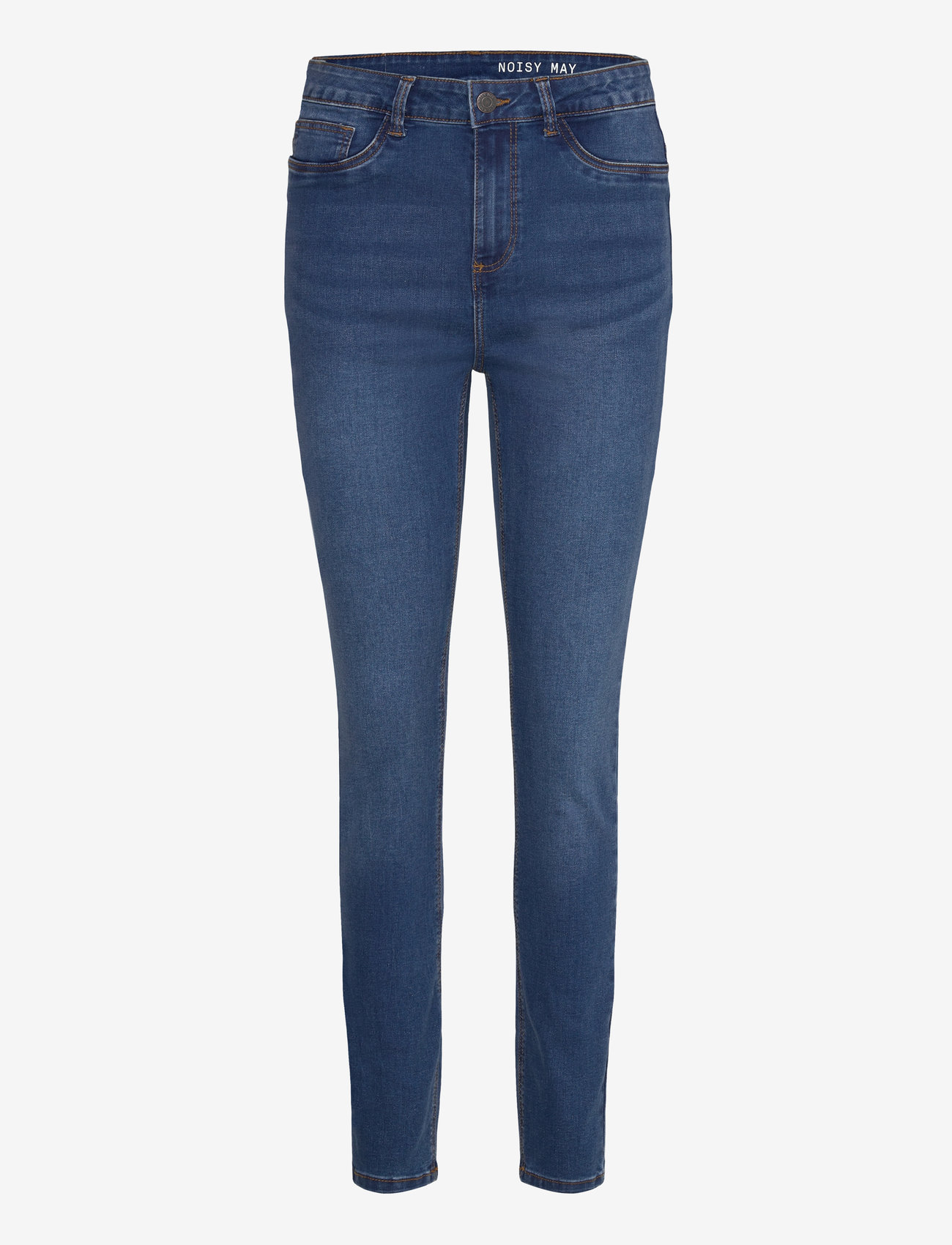 NOISY MAY - NMCALLIE HW SKINNY BLUE JEANS FWD NOOS - skinny jeans - medium blue denim - 1
