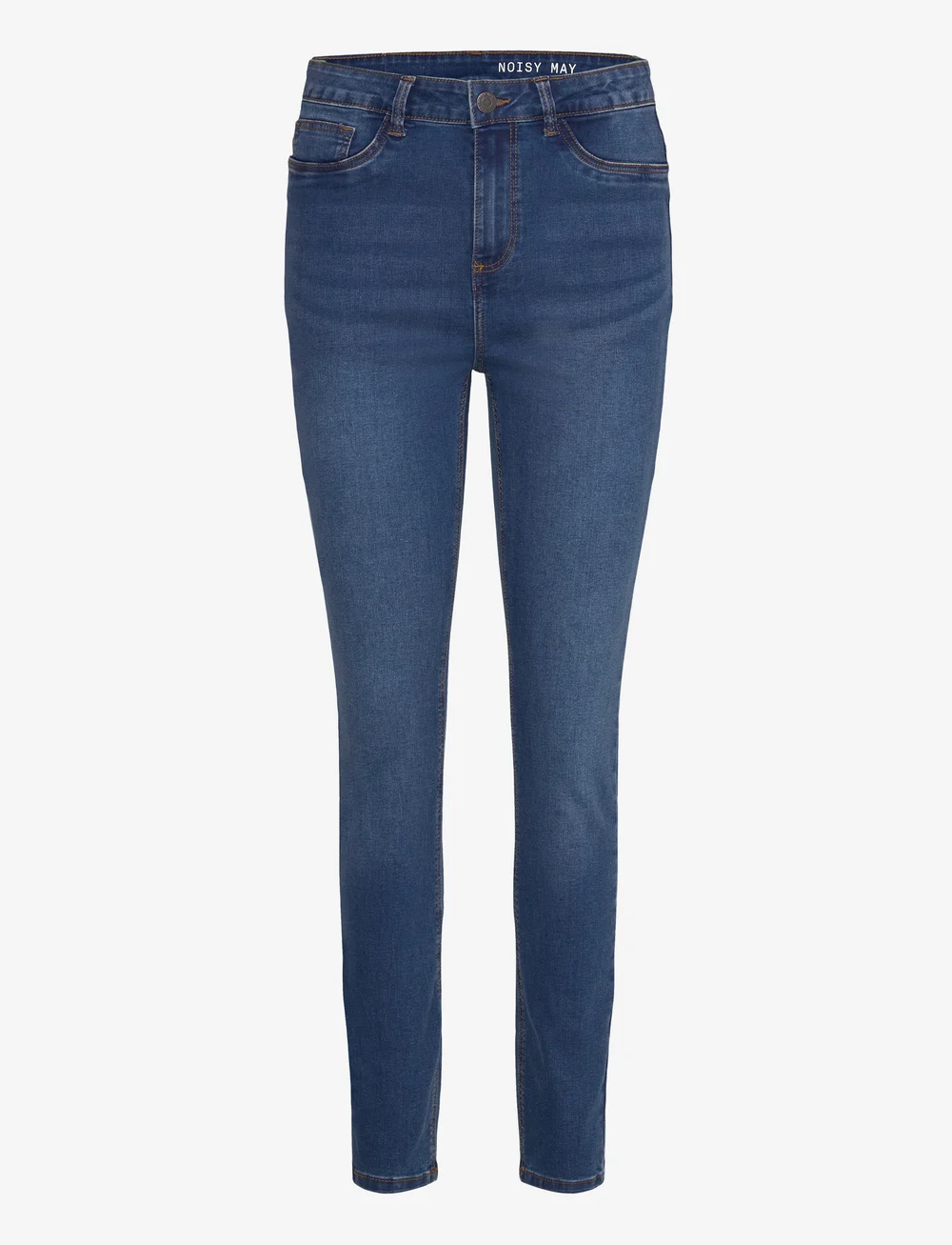 NOISY MAY - NMCALLIE HW SKINNY BLUE JEANS FWD NOOS - skinny jeans - medium blue denim - 1