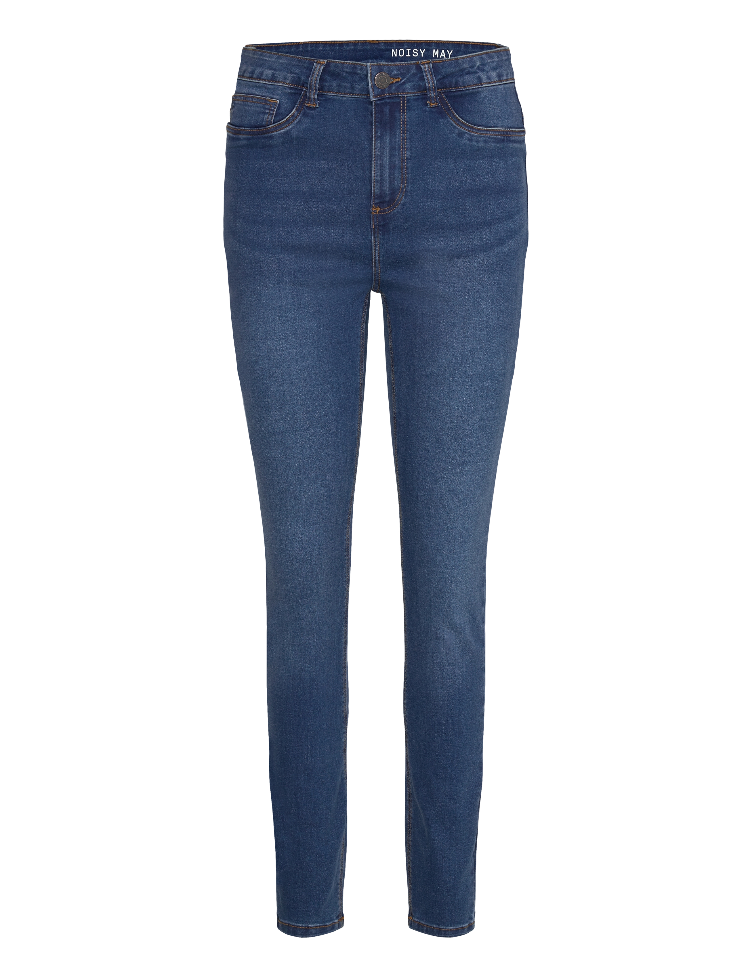 NOISY MAY - NMCALLIE HW SKINNY BLUE JEANS NOOS - skinny jeans - medium blue denim - 1