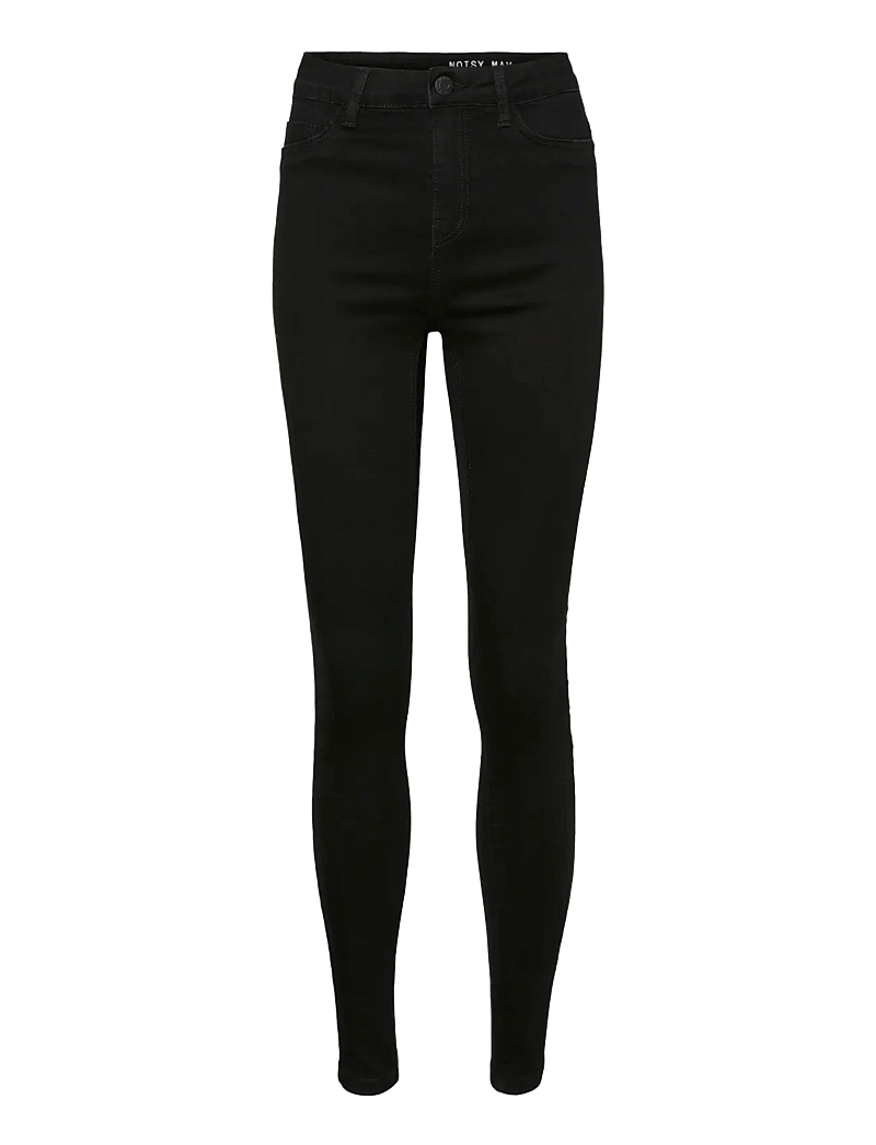 NOISY MAY - NMCALLIE HW SKINNY BLACK JEANS FWD NOOS - skinny jeans - black denim - 1