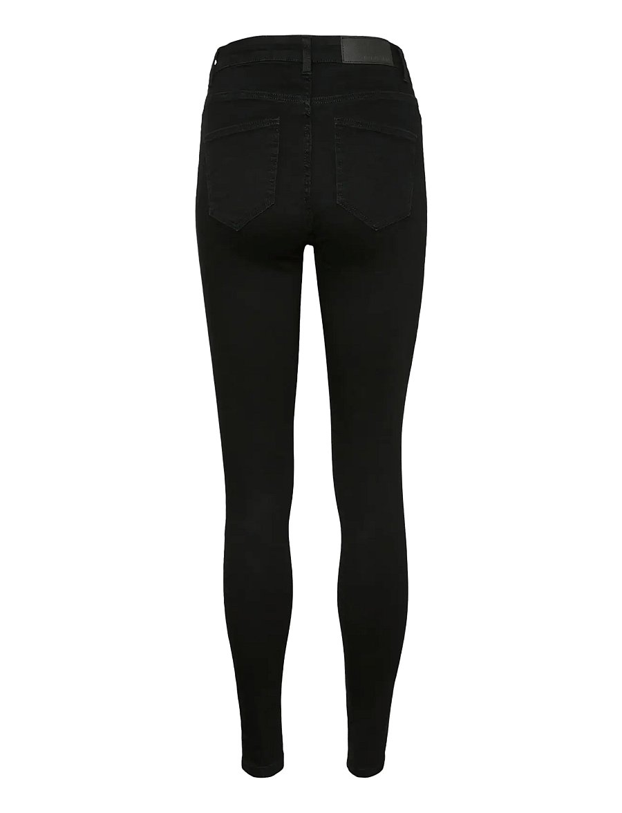 NOISY MAY - NMCALLIE HW SKINNY BLACK JEANS NOOS - skinny jeans - black denim - 2