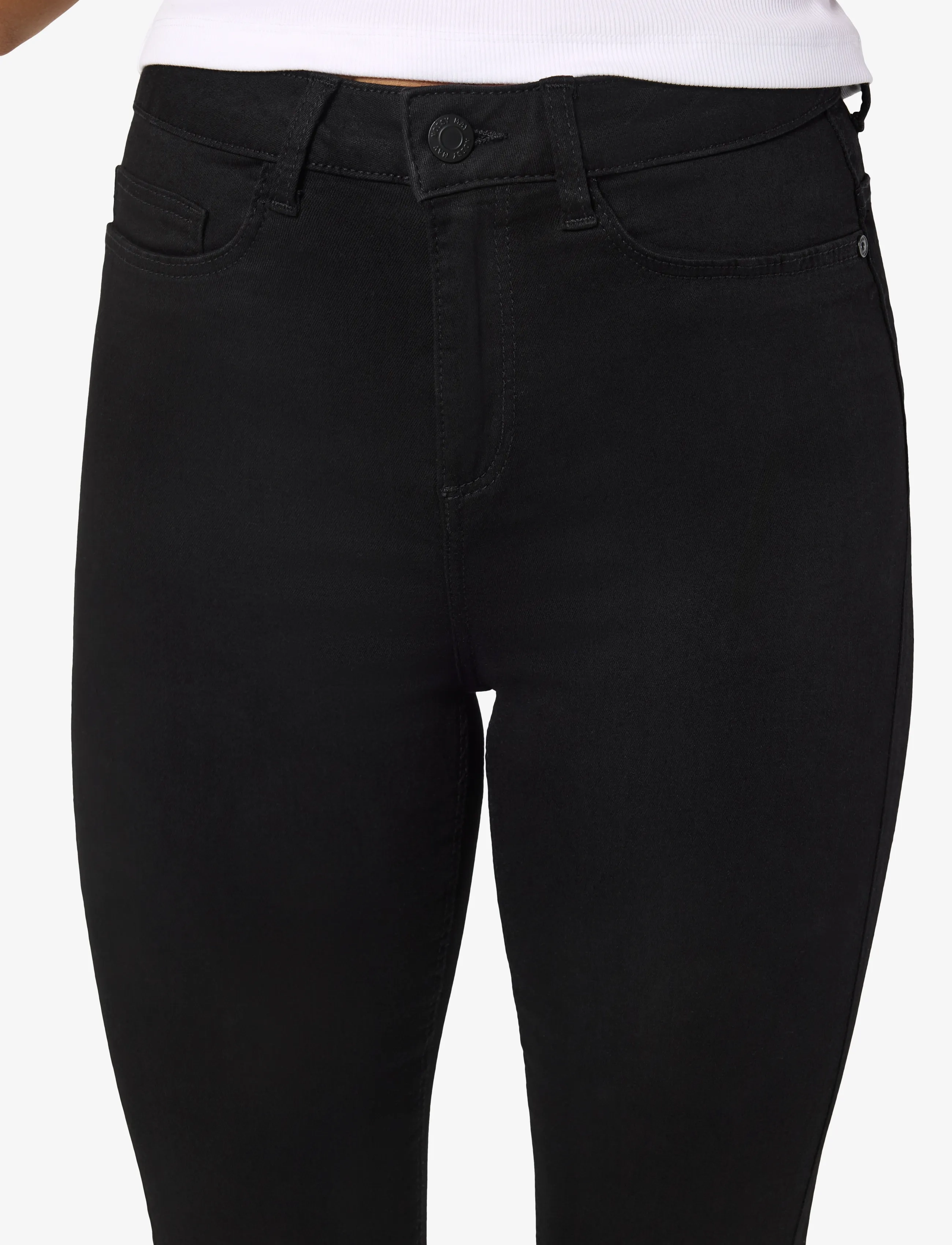 NOISY MAY - NMCALLIE HW SKINNY BLACK JEANS NOOS - skinny jeans - black denim - 5