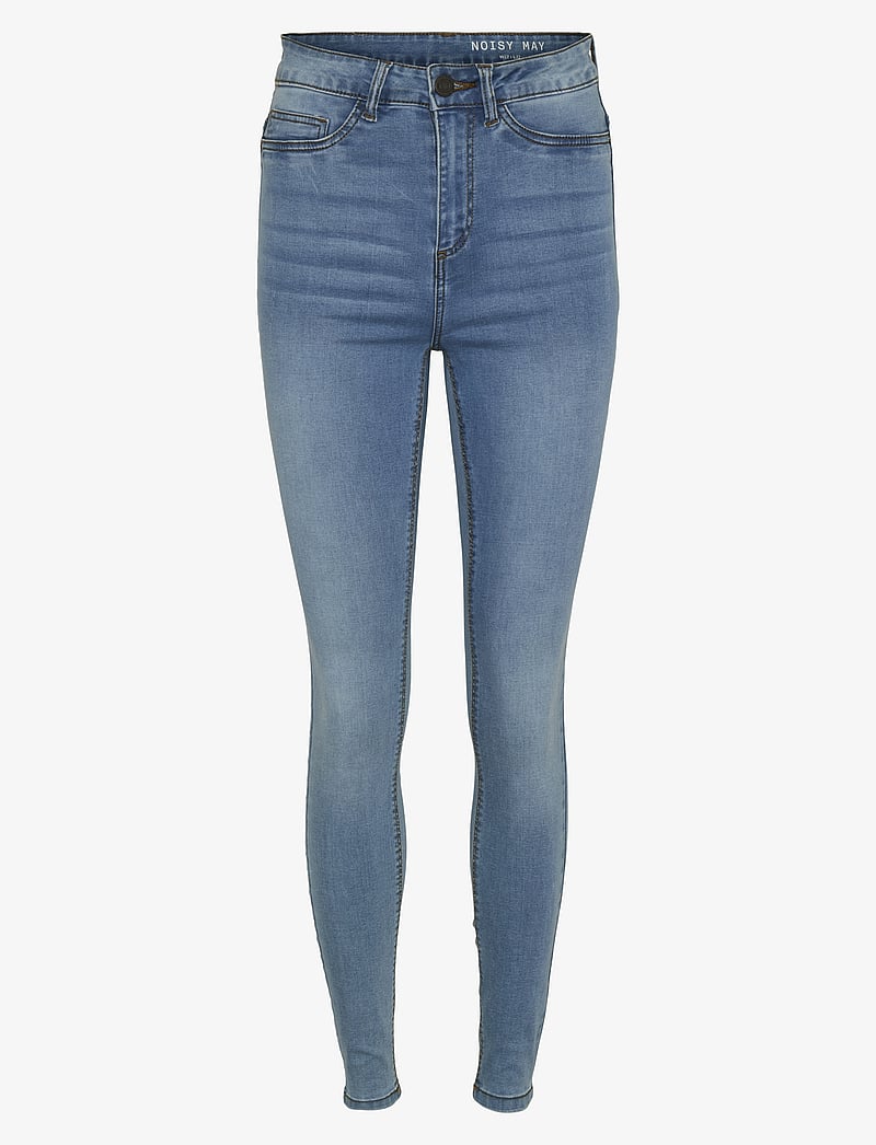 NOISY MAY - NMCALLIE HW SKINNY JEAN VI059LB FWD NOOS - liibuvad teksad - light blue denim - 1