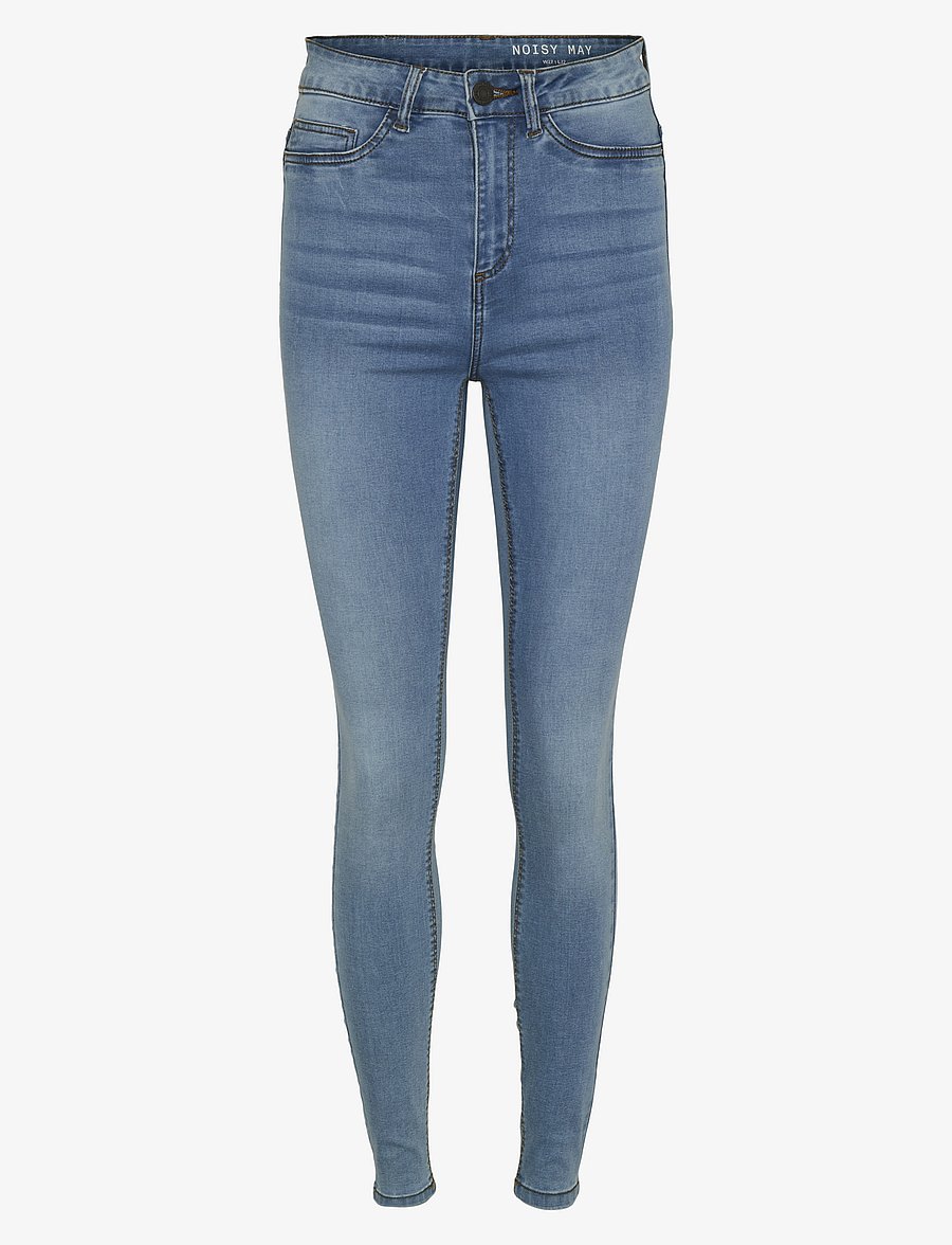 NOISY MAY - NMCALLIE HW SKINNY JEAN VI059LB NOOS - skinny jeans - light blue denim - 1
