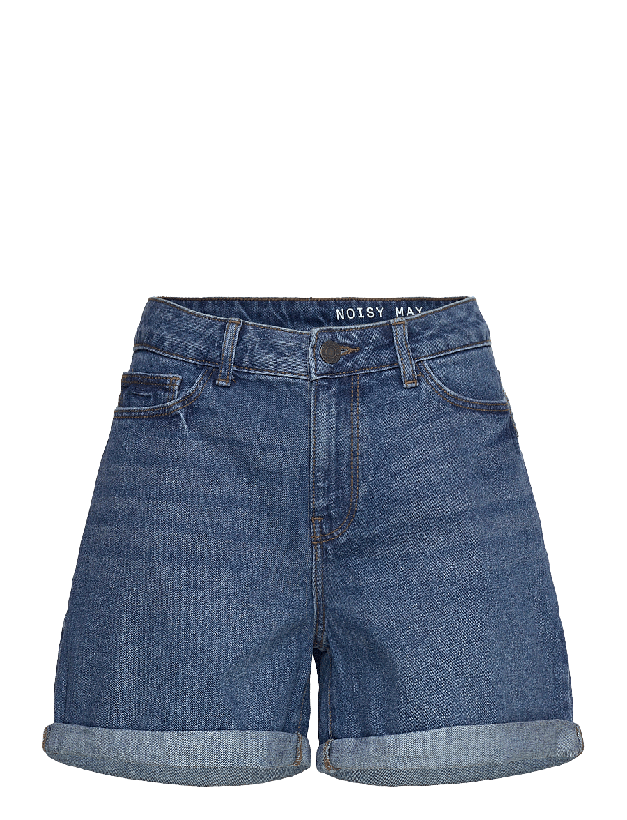 NOISY MAY - NMSMILEY NW SHORTS VI060MB NOOS - lühikesed teksapüksid - medium blue denim - 1