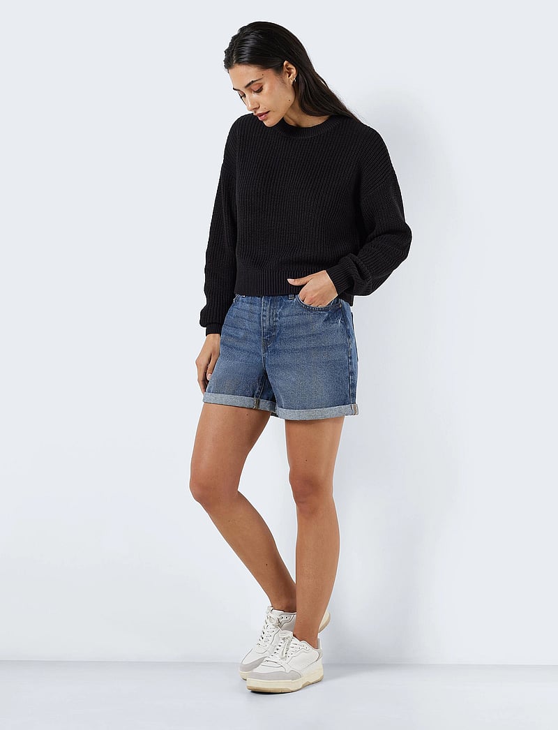 NOISY MAY - NMSMILEY NW SHORTS VI060MB NOOS - jorts - medium blue denim - 3