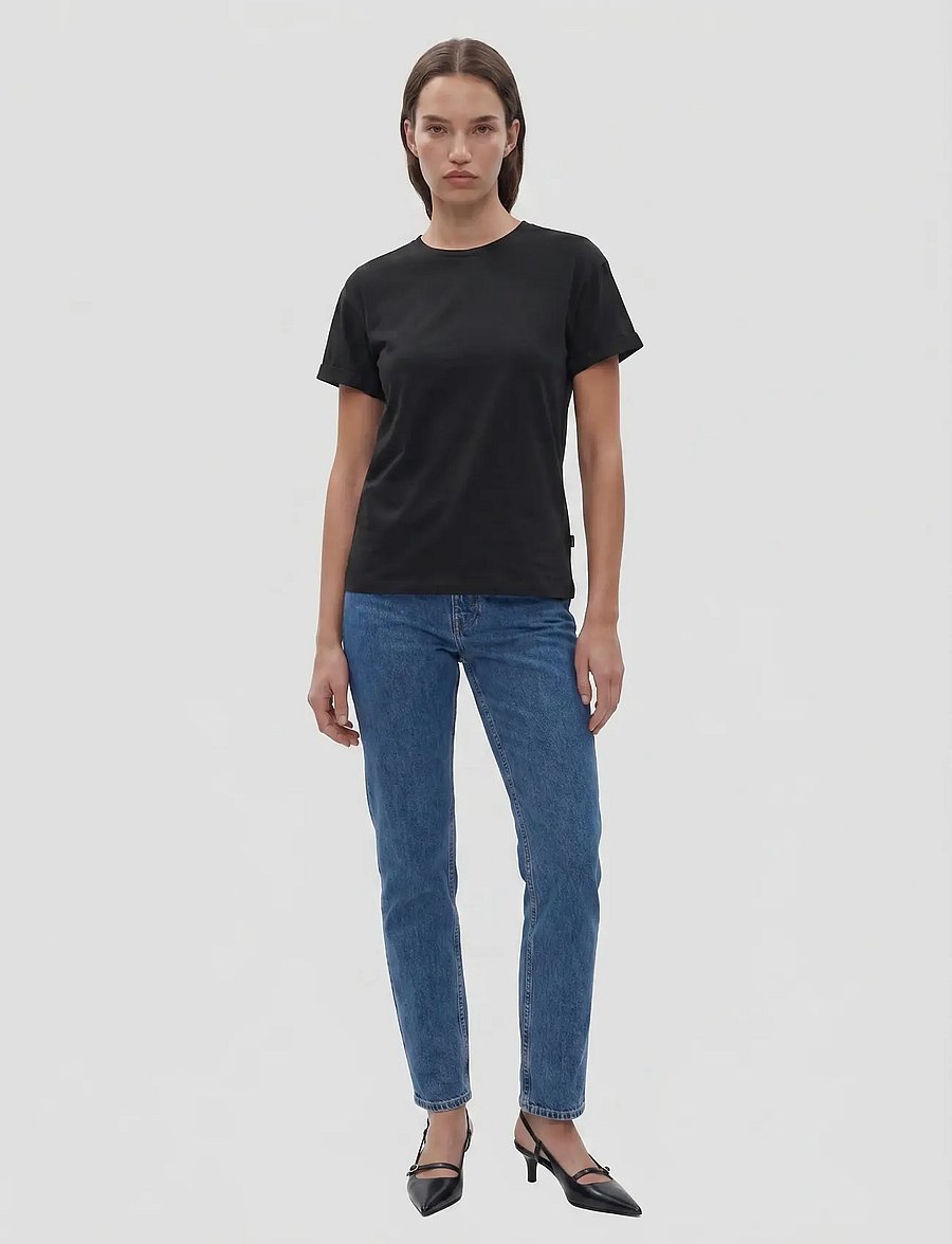 NOISY MAY - NMBRANDY S/S TOP NOOS - t-särgid - black - 3