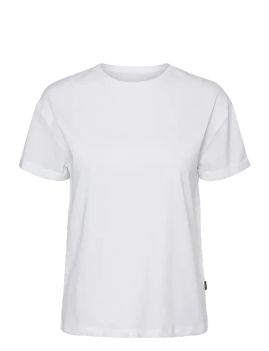 NOISY MAY - NMBRANDY S/S TOP NOOS - t-shirts - bright white - 1