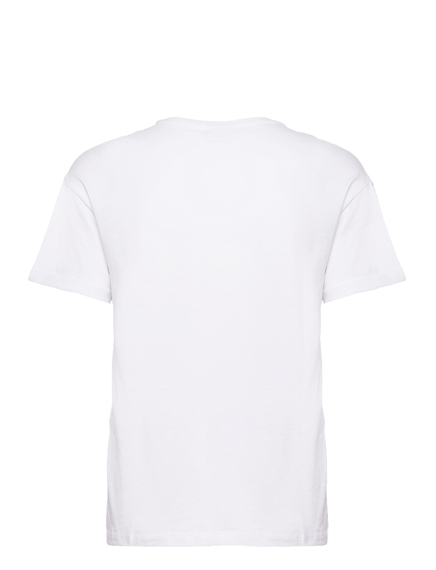 NOISY MAY - NMBRANDY S/S TOP NOOS - t-shirts - bright white - 2