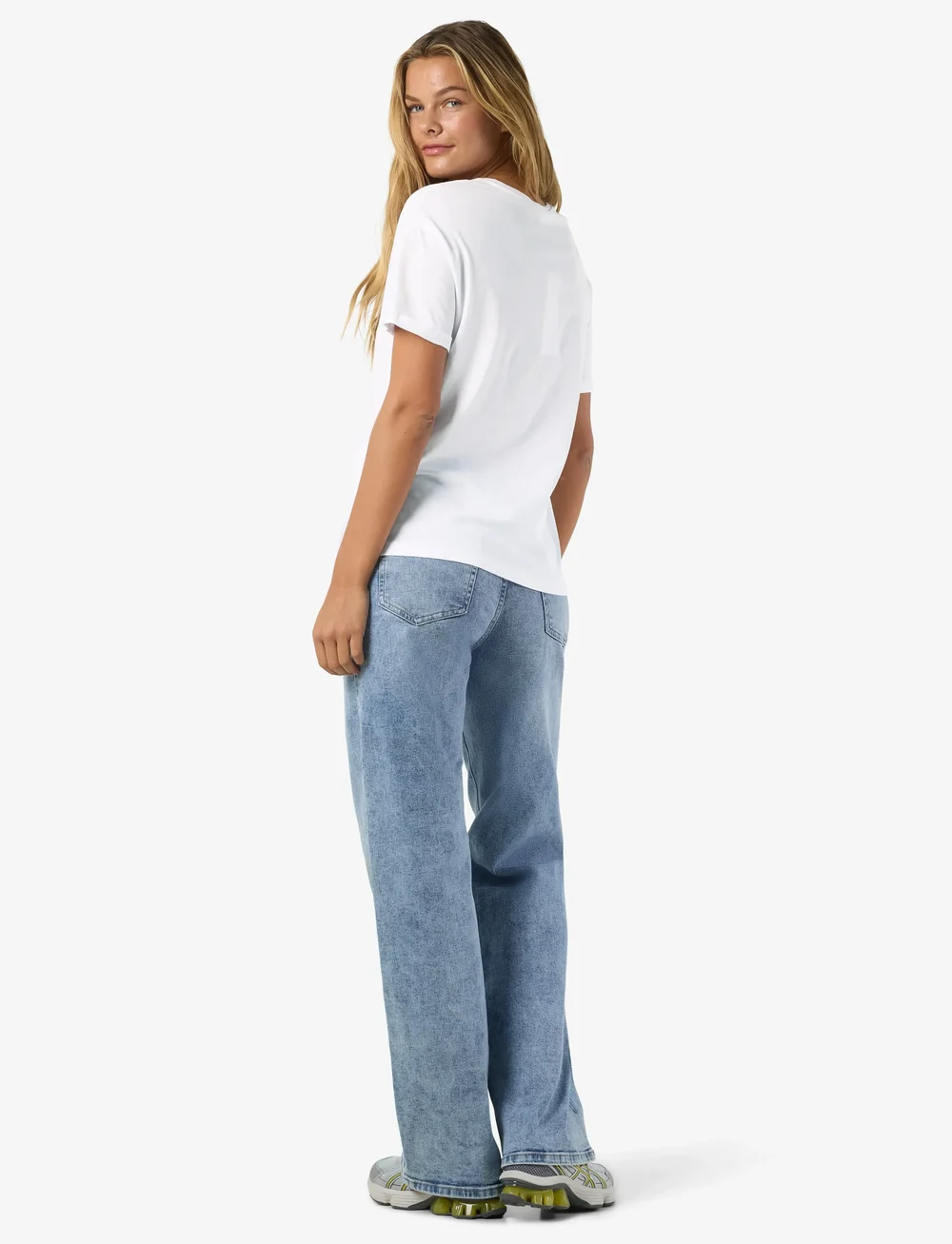 NOISY MAY - NMBRANDY S/S TOP NOOS - t-shirts - bright white - 4