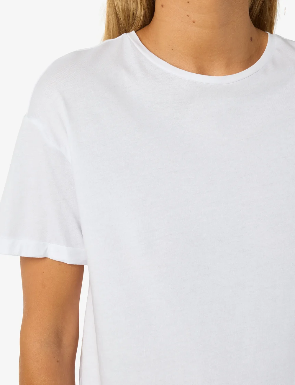 NOISY MAY - NMBRANDY S/S TOP NOOS - t-shirts - bright white - 5