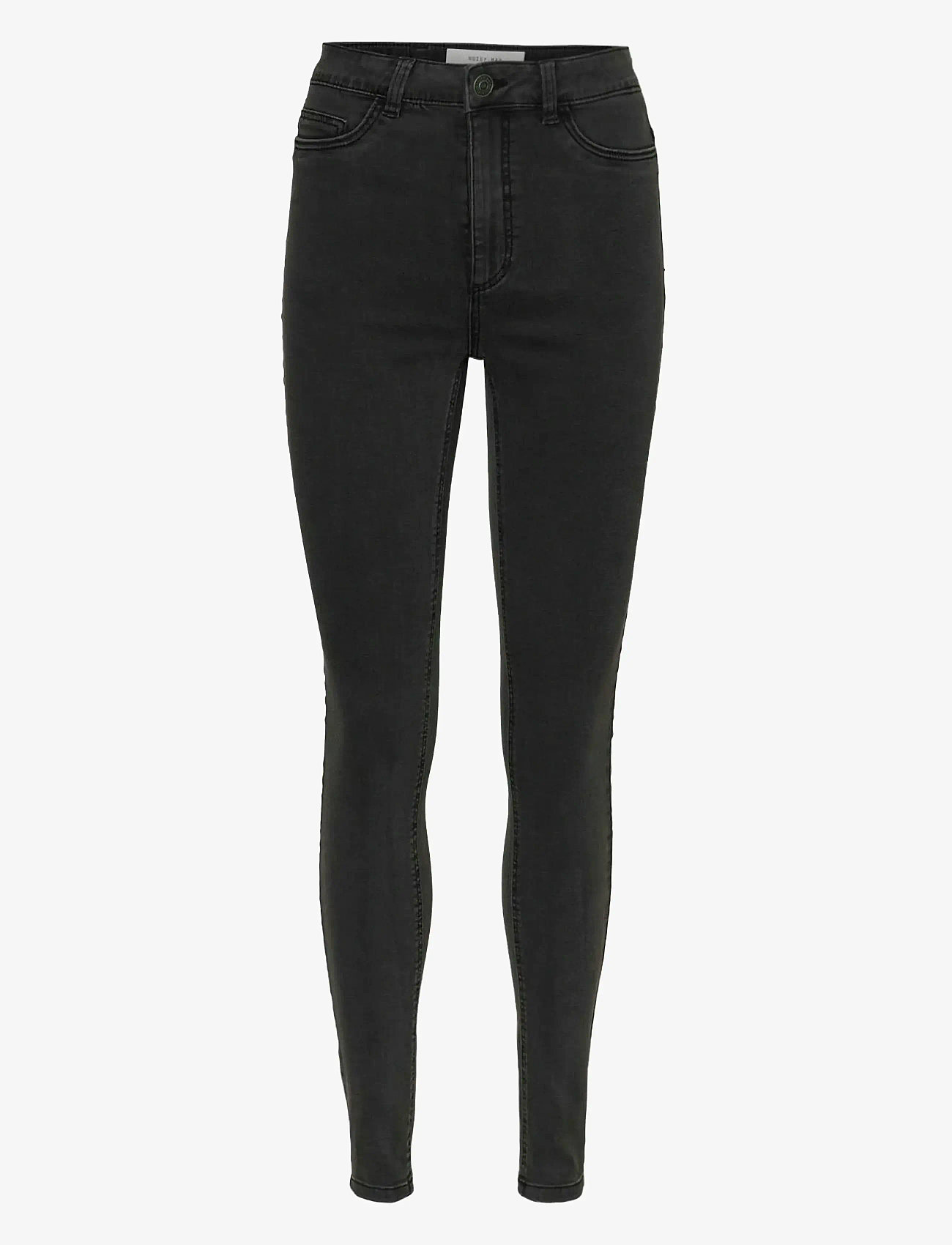 NOISY MAY - NMCALLIE HW SKINNY JEAN VI069DG FWD NOOS - skinny jeans - dark grey denim - 1
