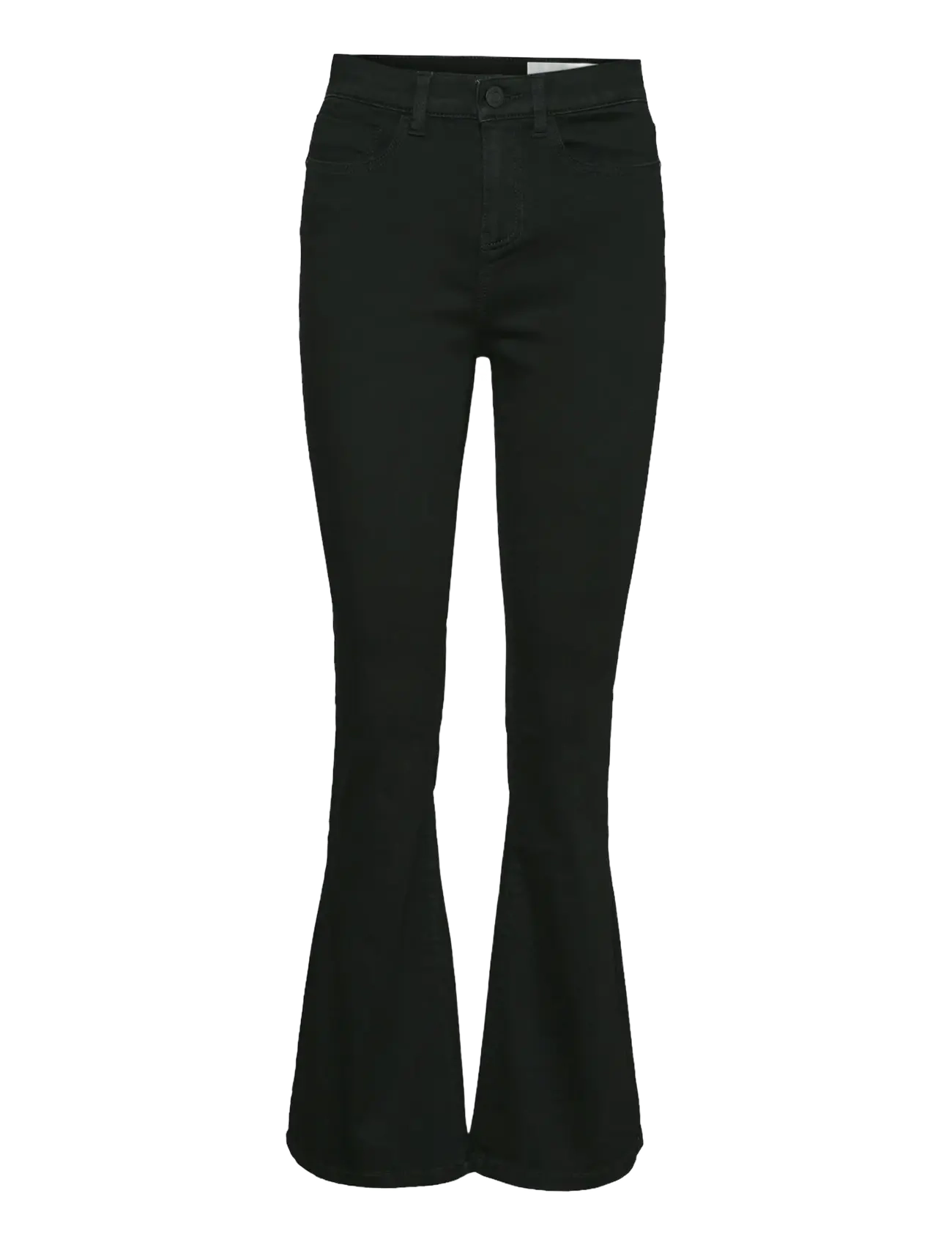 NMSALLIE HW FLARE JEAN VI023BL FWD NOOS - BLACK