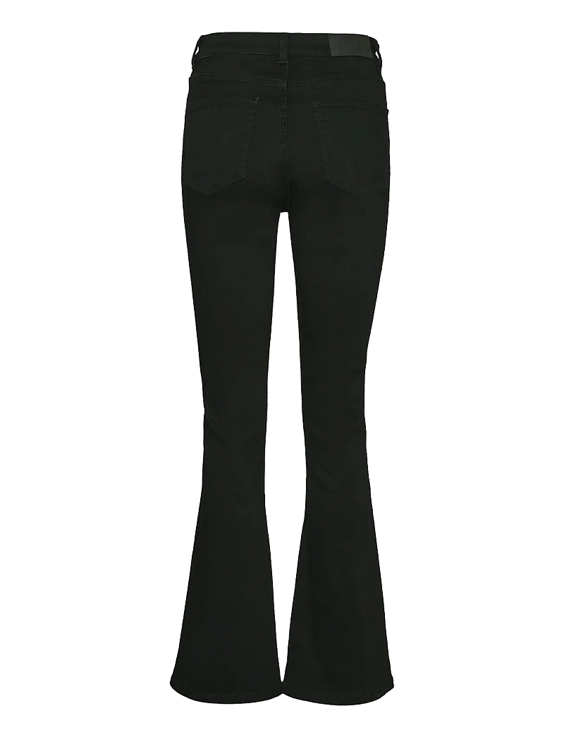 NOISY MAY - NMSALLIE HW SK FLARED VI023BL FWD NOOS - schlaghosen - black - 2