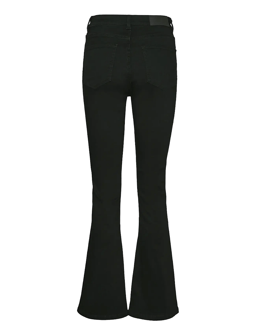 NOISY MAY - NMSALLIE HW SK FLARED VI023BL NOOS - schlaghosen - black - 2