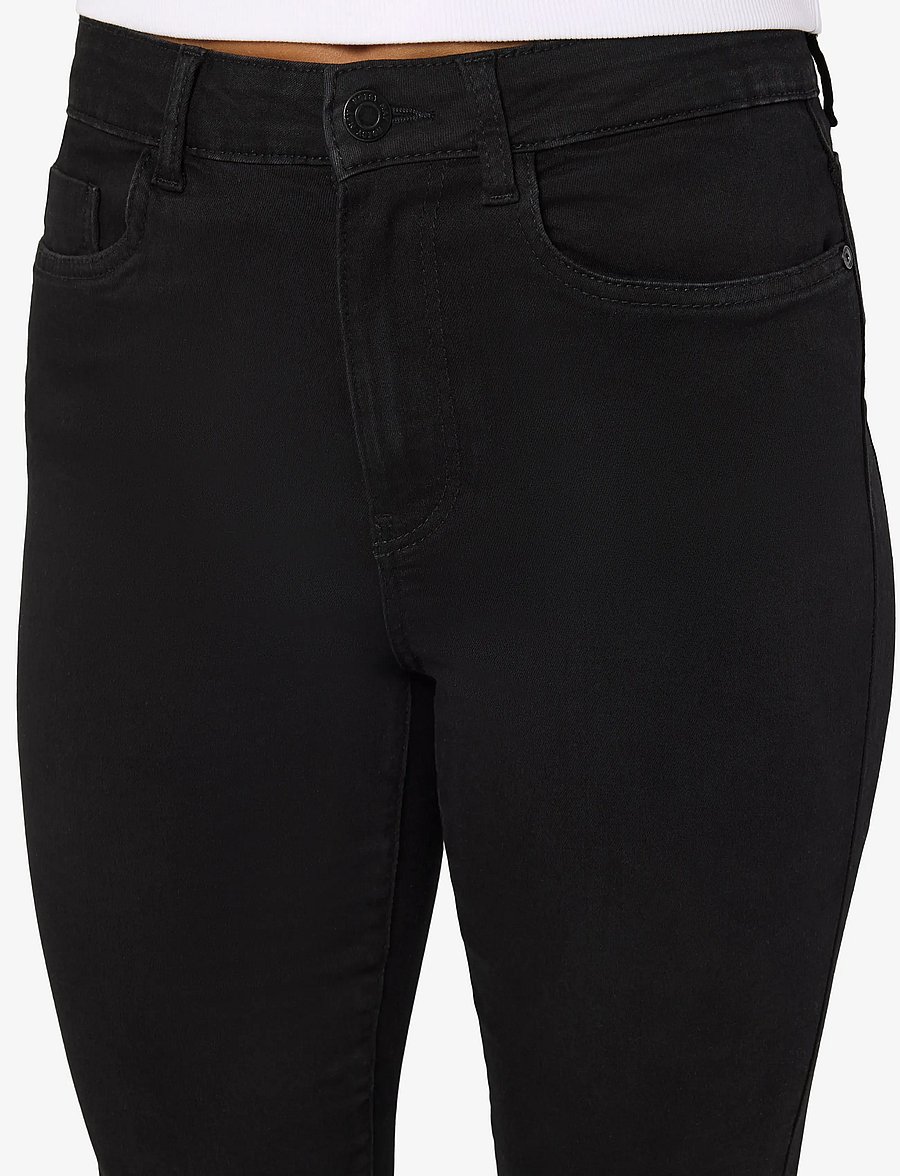 NOISY MAY - NMSALLIE HW SK FLARED VI023BL NOOS - schlaghosen - black - 5